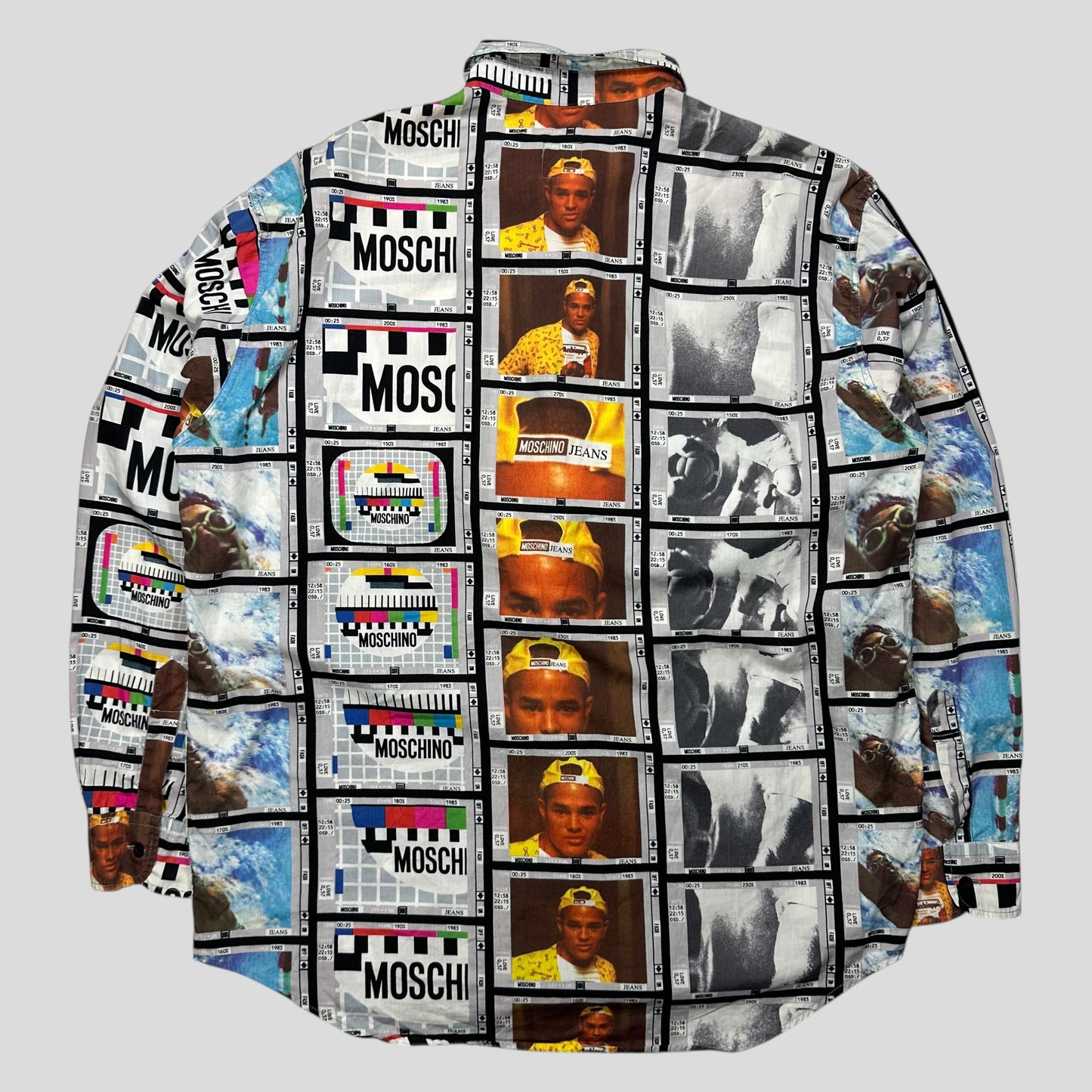 Moschino Jeans 1997 VHS Moving Images Longsleeve Shirt - L