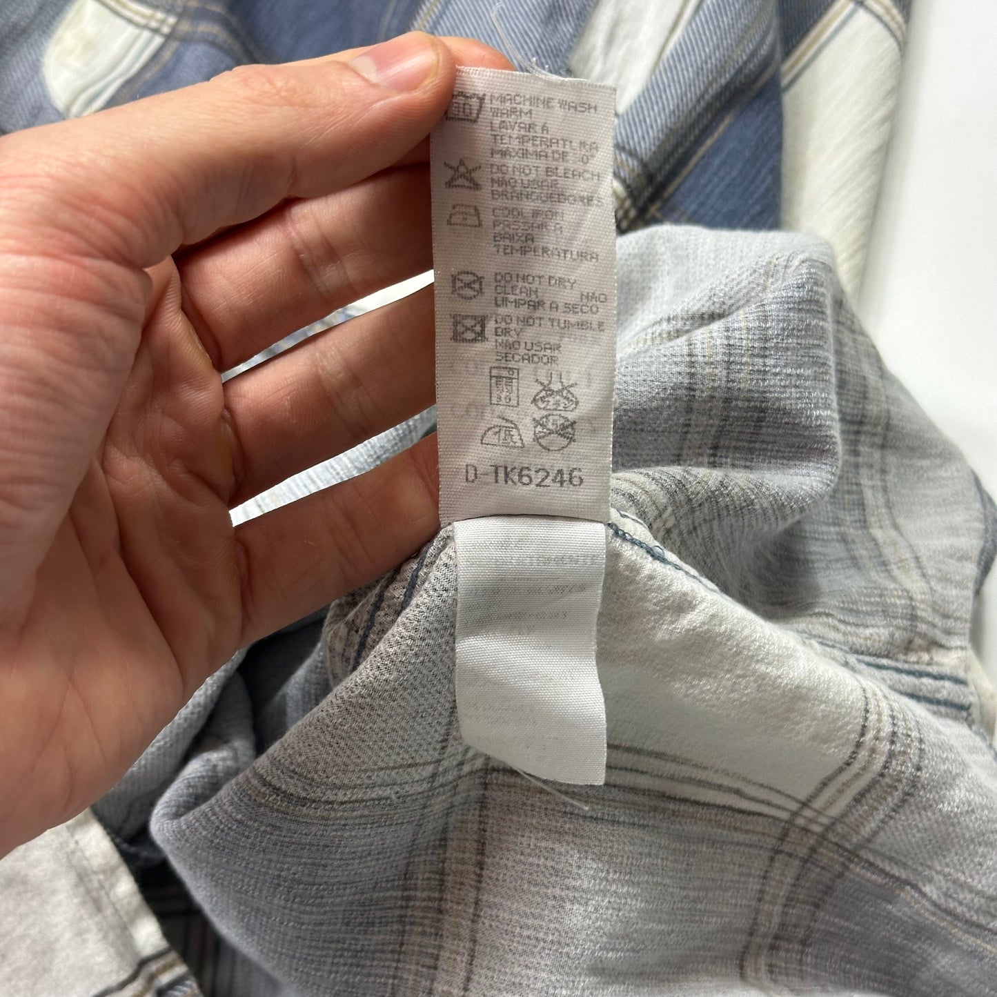 Armani Jeans 90’s Checkered Heavy Cotton Flanell Shirt - XL