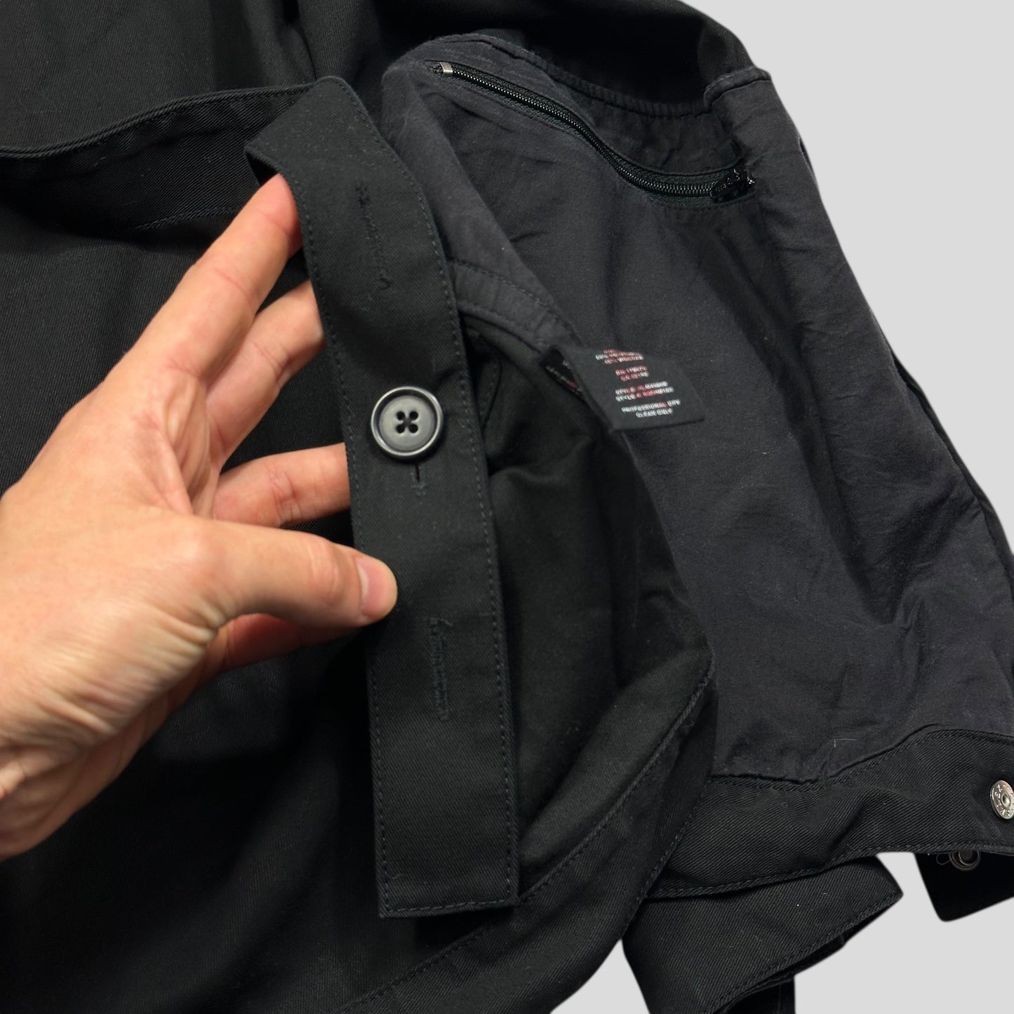 Helmut Lang SAMPLE Parachute Backpack Strap Cotton Jacket - L/XL