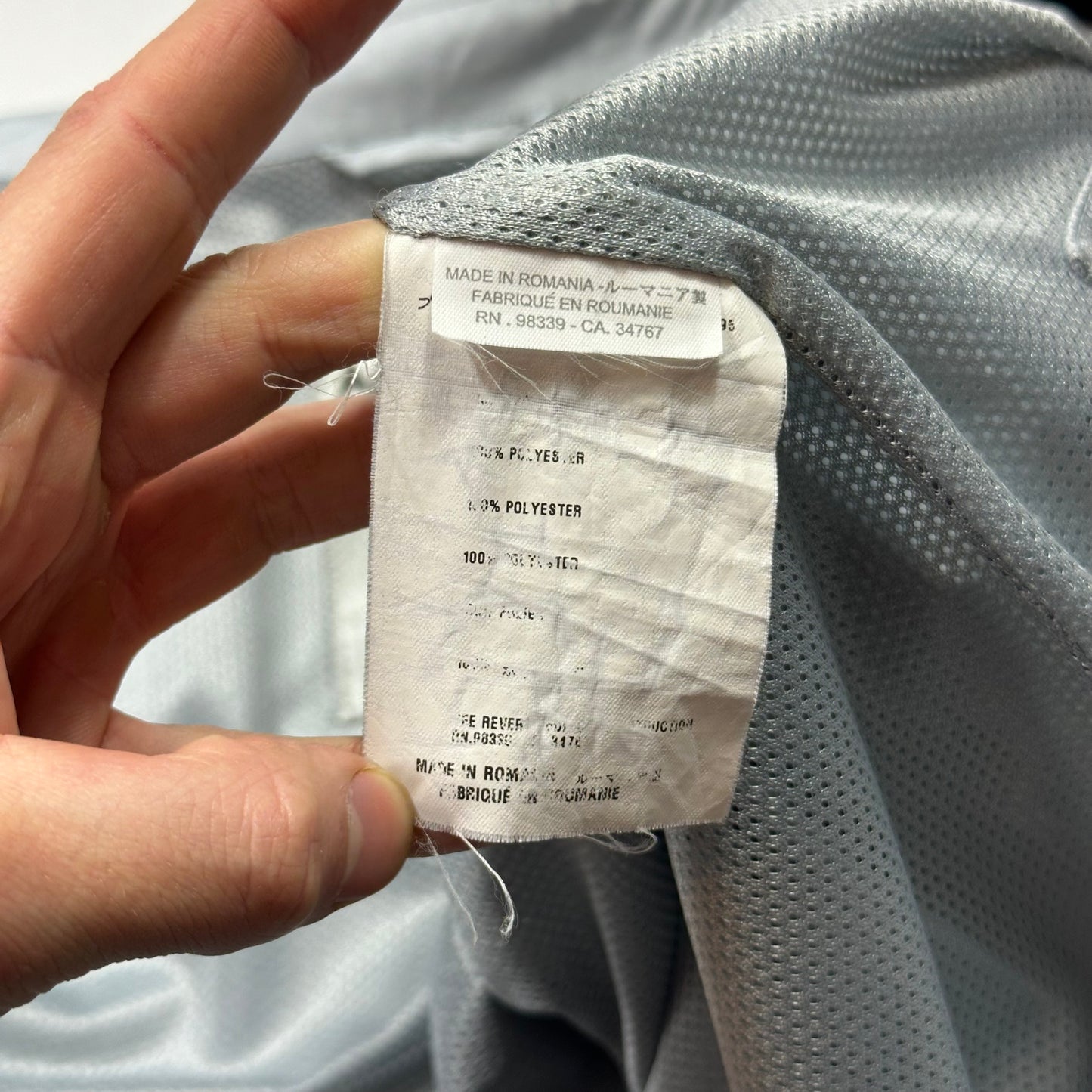 Prada Sport 00’s Ice Blue Stash Pocket Soft Nylon Work Jacket - IT52 (L)