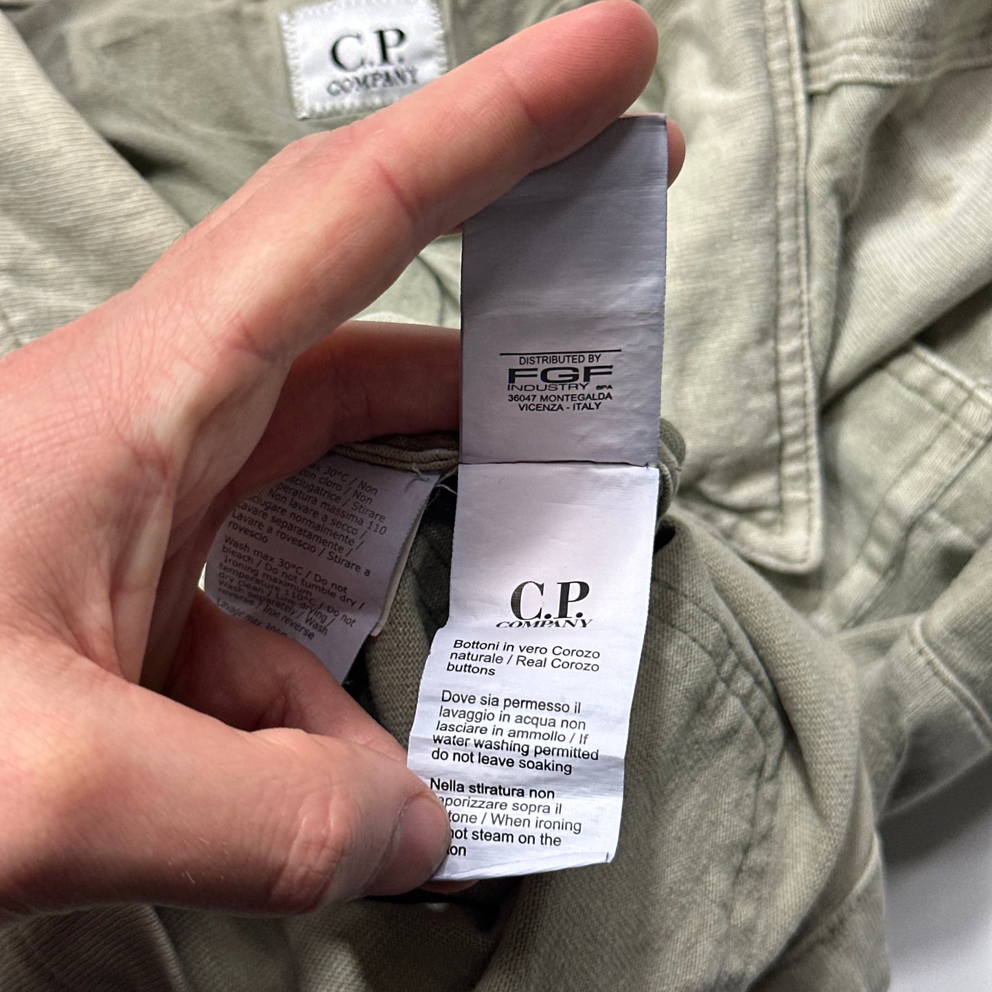 CP Company 00’s Multipocket Cotton Collared Chore Jacket - L