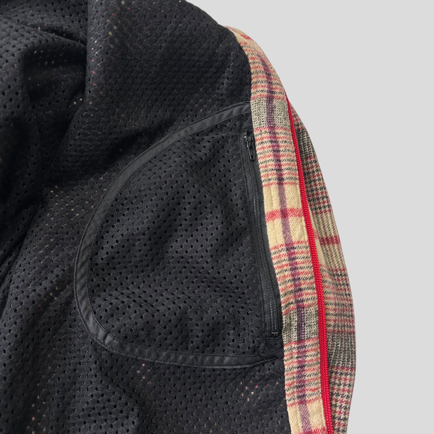 Comme Des Garçons SHIRT AW05 Technical Wool Plaid Jacket - M/L