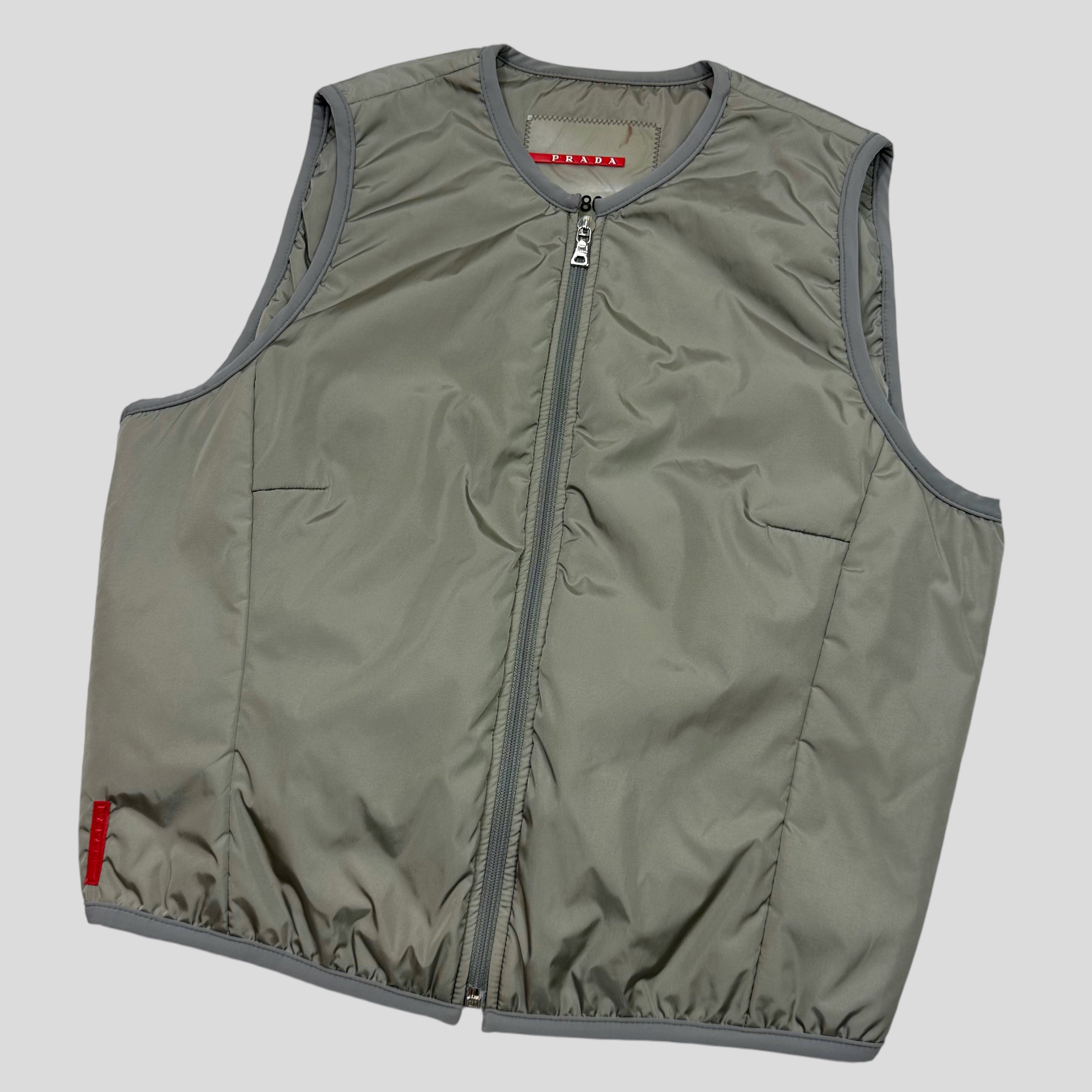 PRADA SPORT Logo Nylon Vest