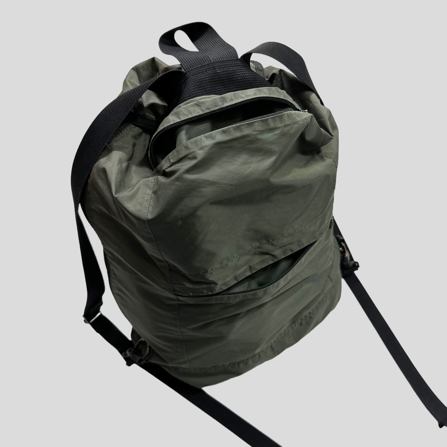 Porter Yoshida 00’s Grey Nylon Multipocket Backpack