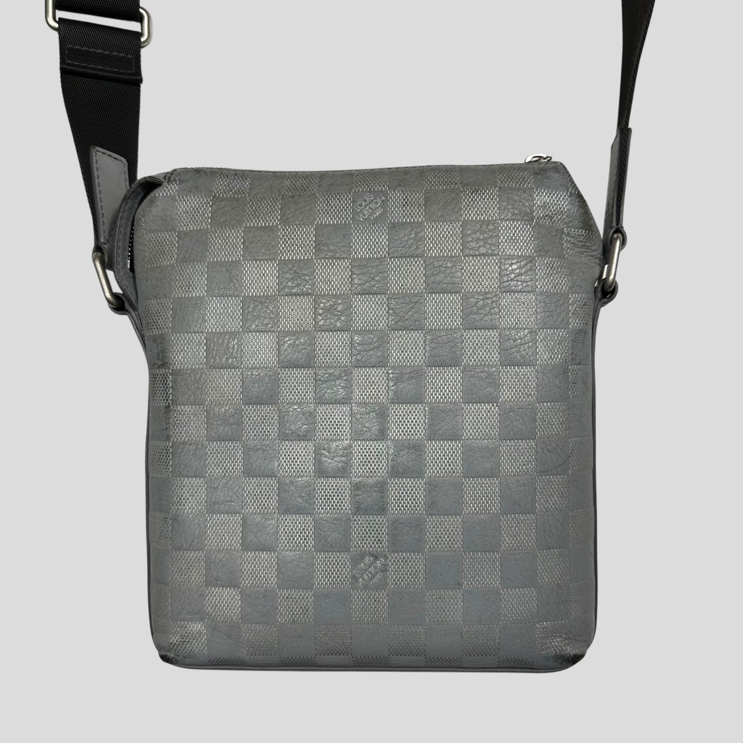 Louis Vuitton Damiere Discovery Monogram BB Leather Infini Messenger Bag