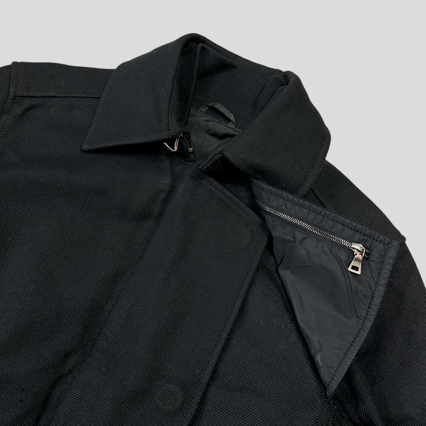 Prada Sport 00’s 3 in 1 Goretex Wool & Nylon Military Jackets - S/M
