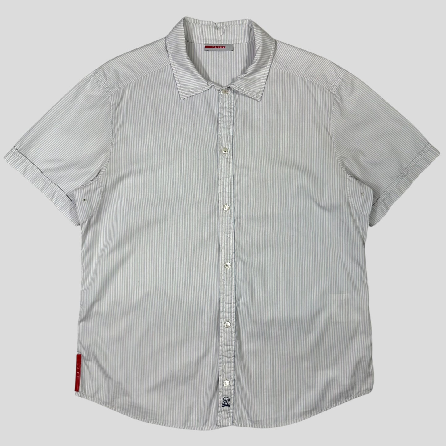 Prada Sport 00’s Ventilated Striped Cotton Shirt - L/XL