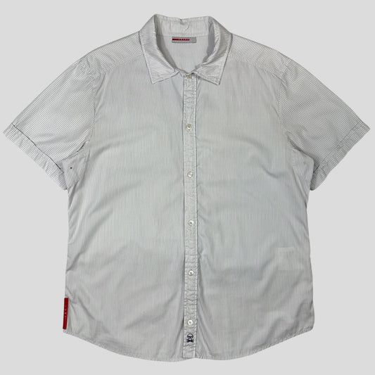 Prada Sport 00’s Ventilated Striped Cotton Shirt - L/XL