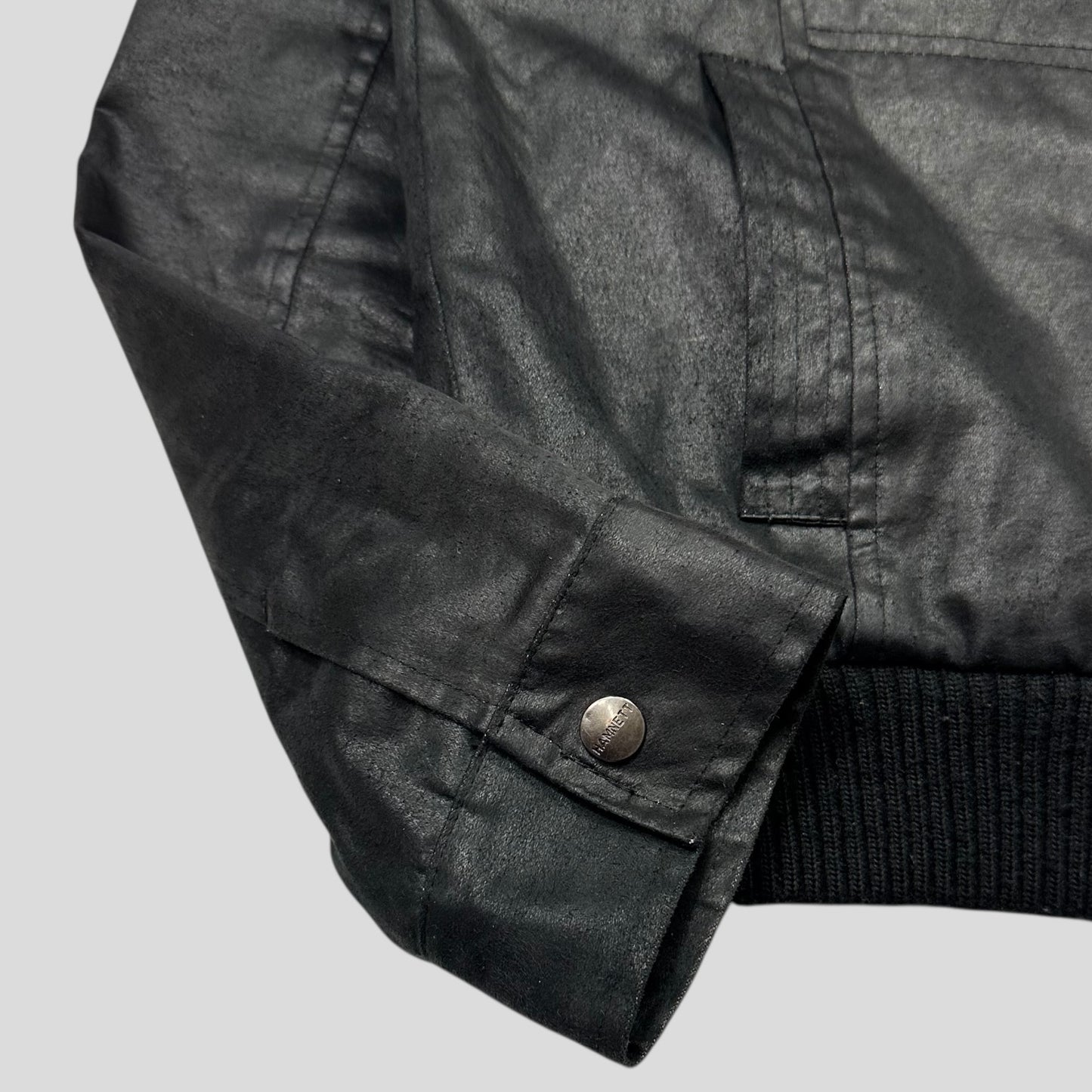 Kathrine Hamnett 00’s Poly Cotton Moto Bomber Jacket - M/L