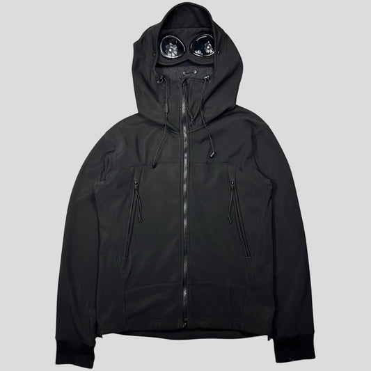 CP Company 2010 Era Black Soft Shell Goggle Jacket - S