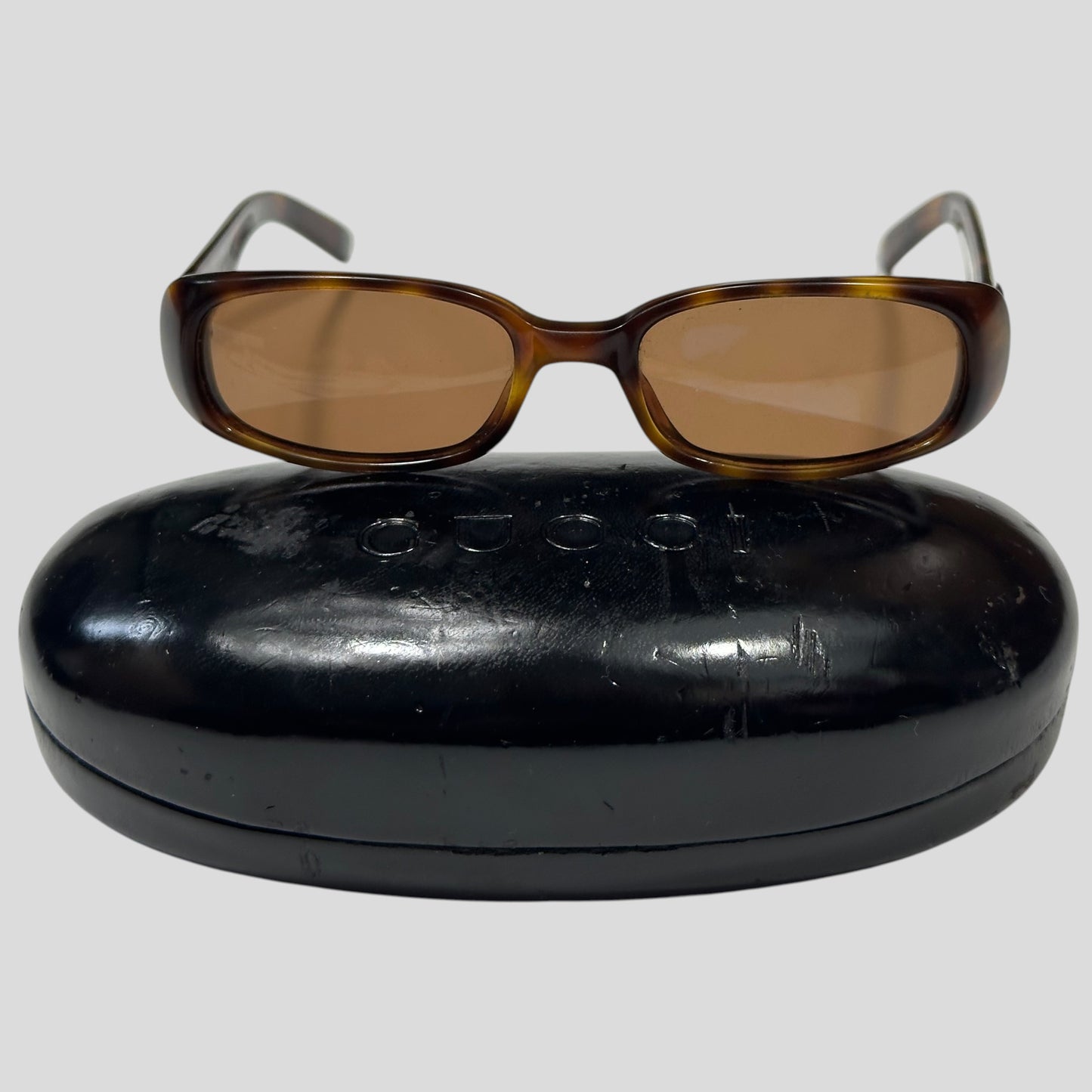Gucci by Tom Ford 90’s Tortoiseshell Orange Lens Sunglasses
