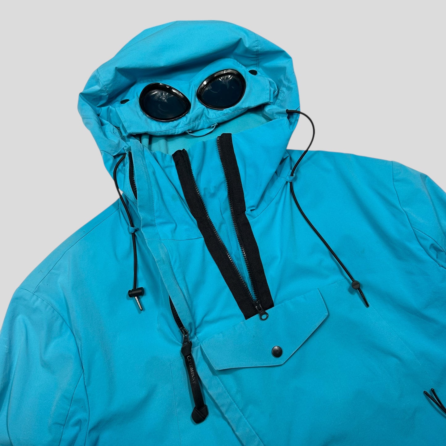 CP Company Aqua Blue Pro-tek Goggle Smock Jacket - IT52 (L)