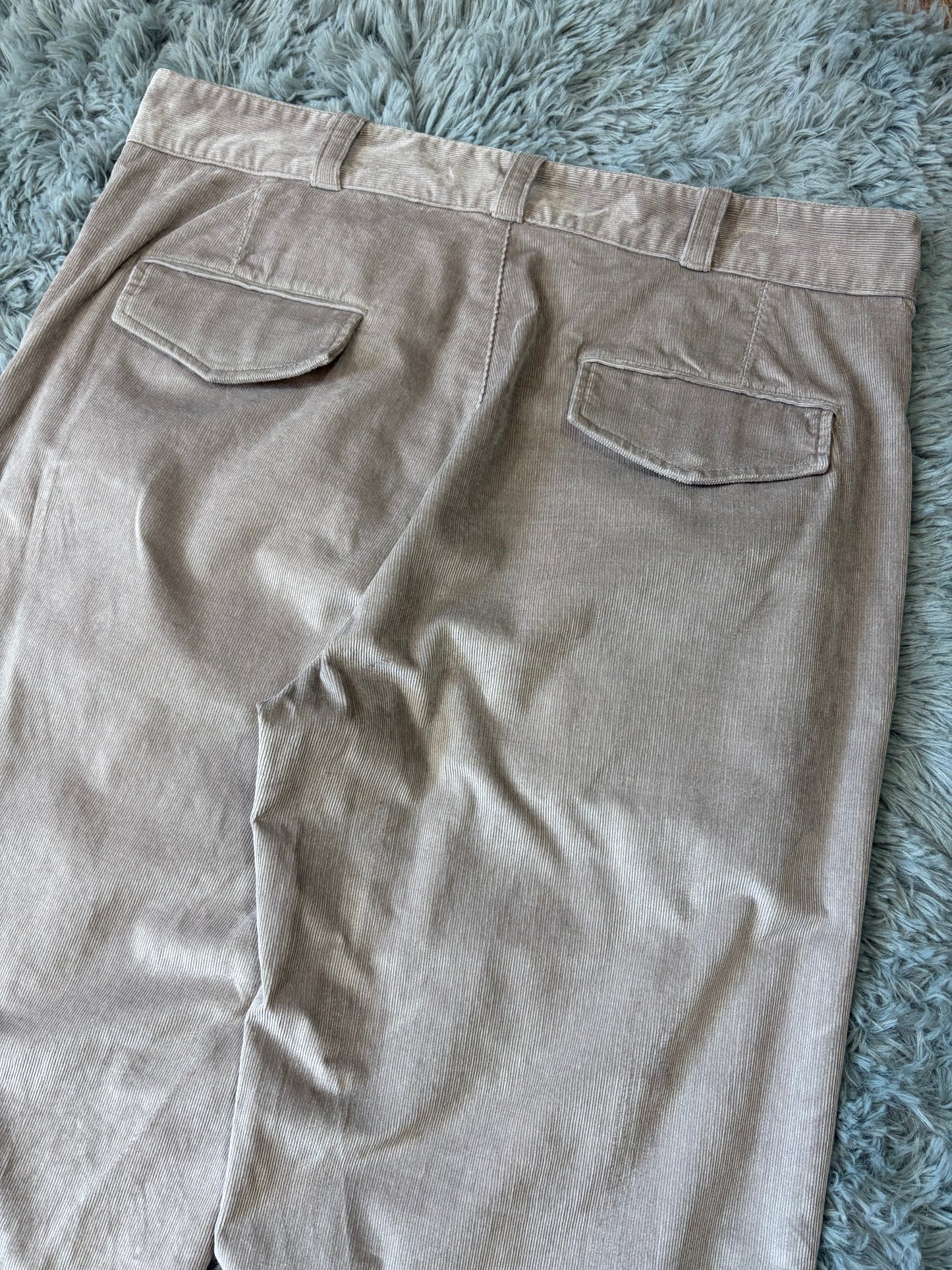 Gucci by Tom Ford 2004 Liquid Velvet Corduroy Western Trousers - IT52
