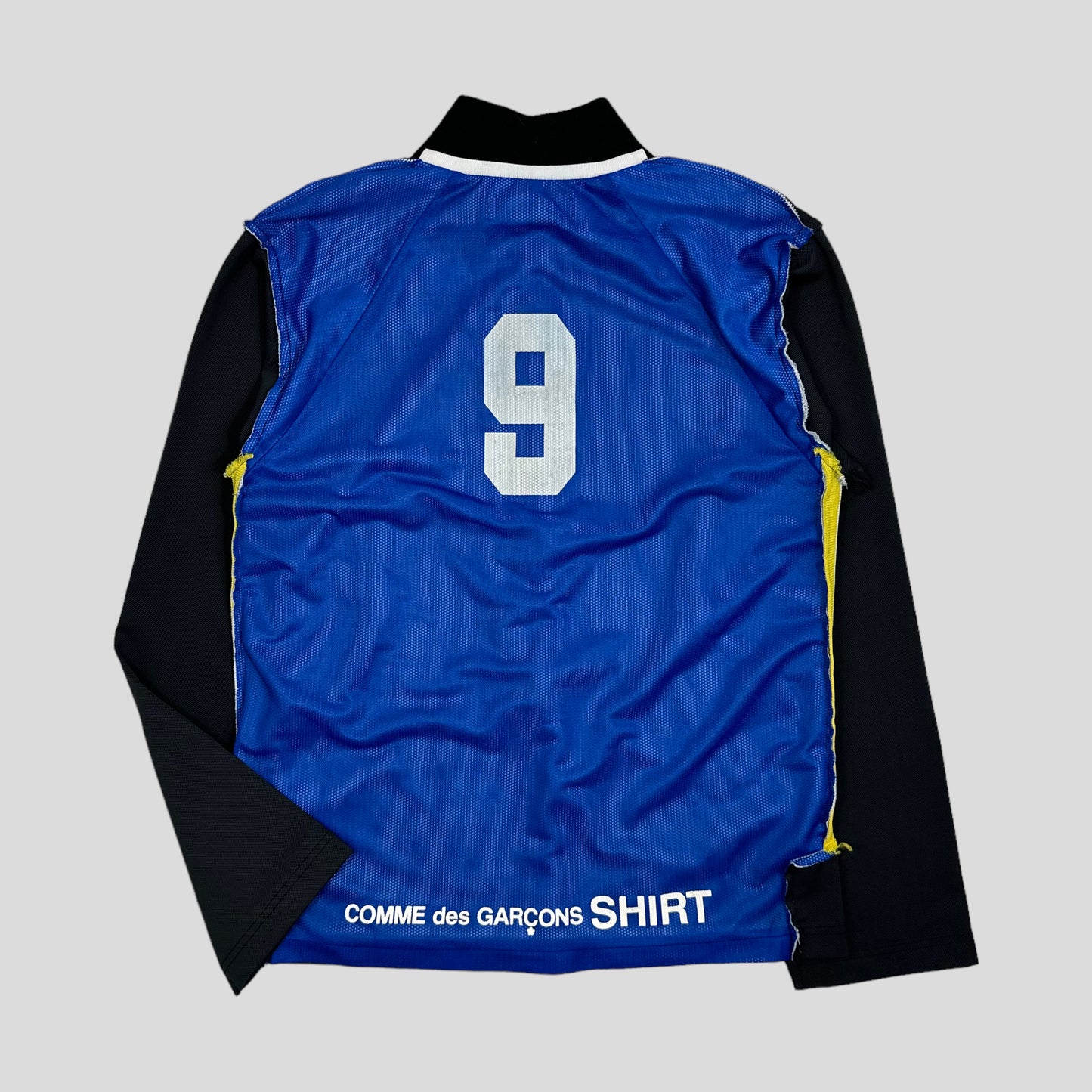 CDG Shirt 00’s Technical Spellout Mesh Jersey Jacket - M