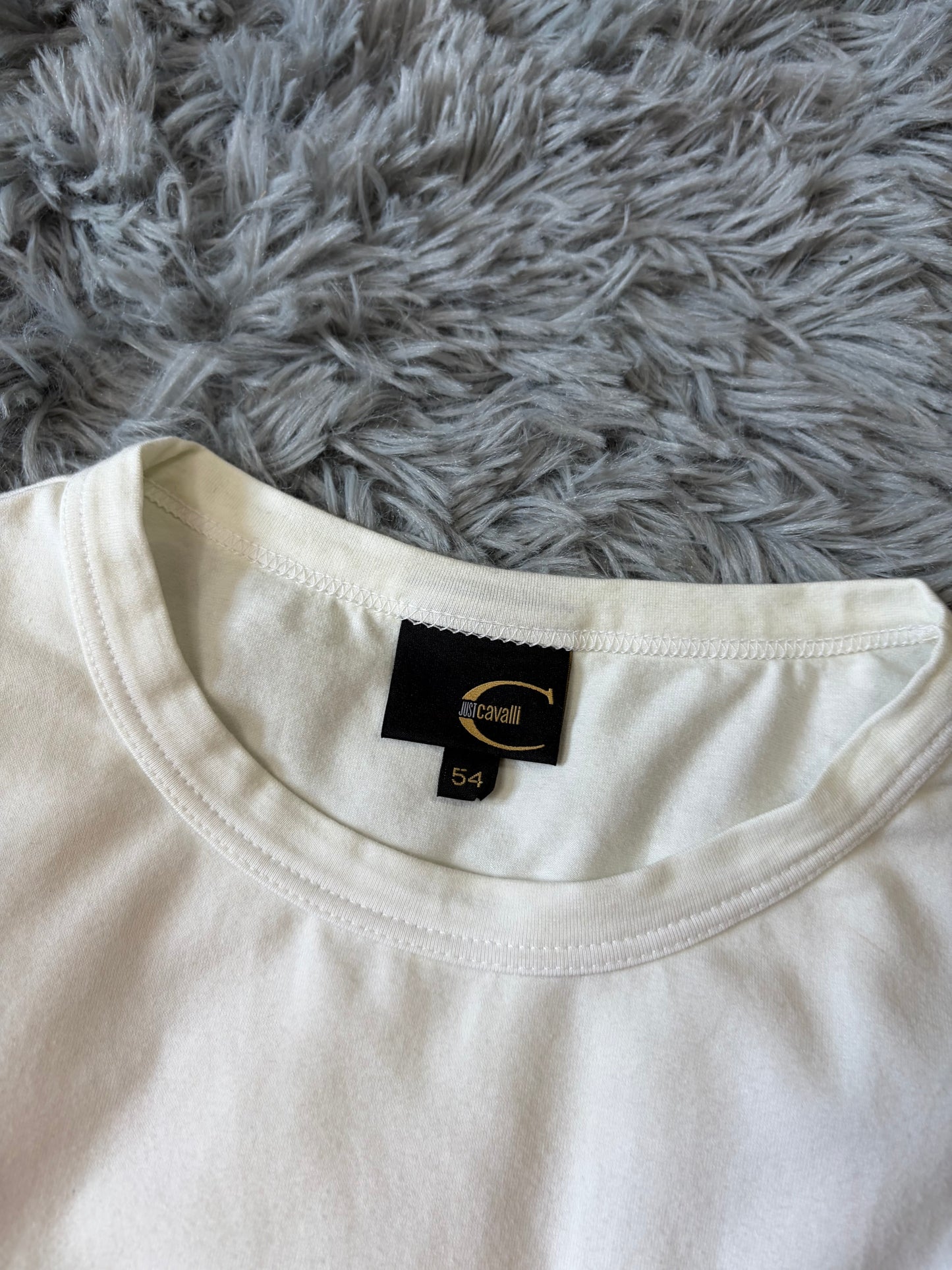 Just Cavalli 00’s Sequin Serpent Embroidered T-shirt - M