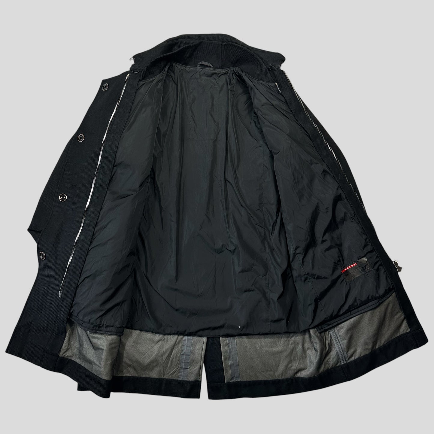 Prada Sport 00’s 3 in 1 Goretex Wool & Nylon Military Jackets - S/M