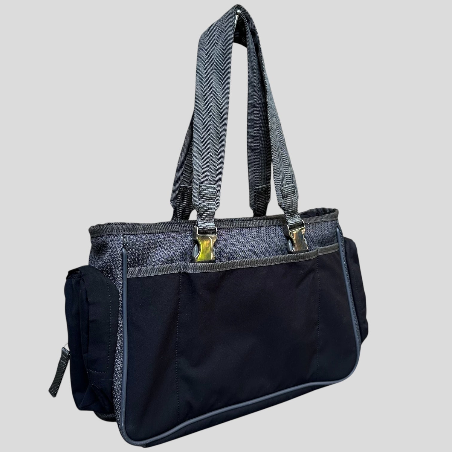 Prada Sport 2004 Eskimo Goat Fur Technical Handbag – Warmwaves