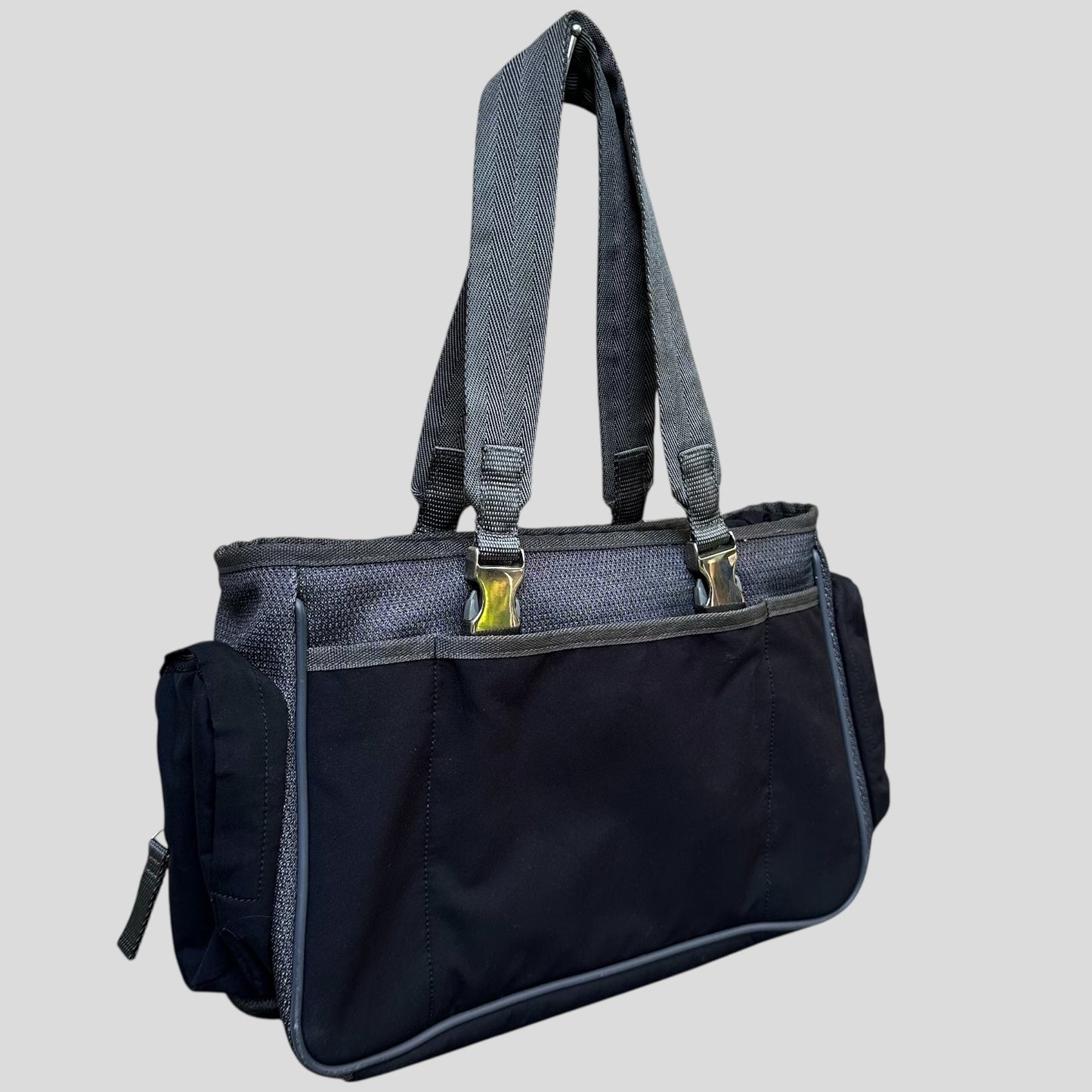 Prada Sport 2004 Eskimo Goat Fur Technical Handbag