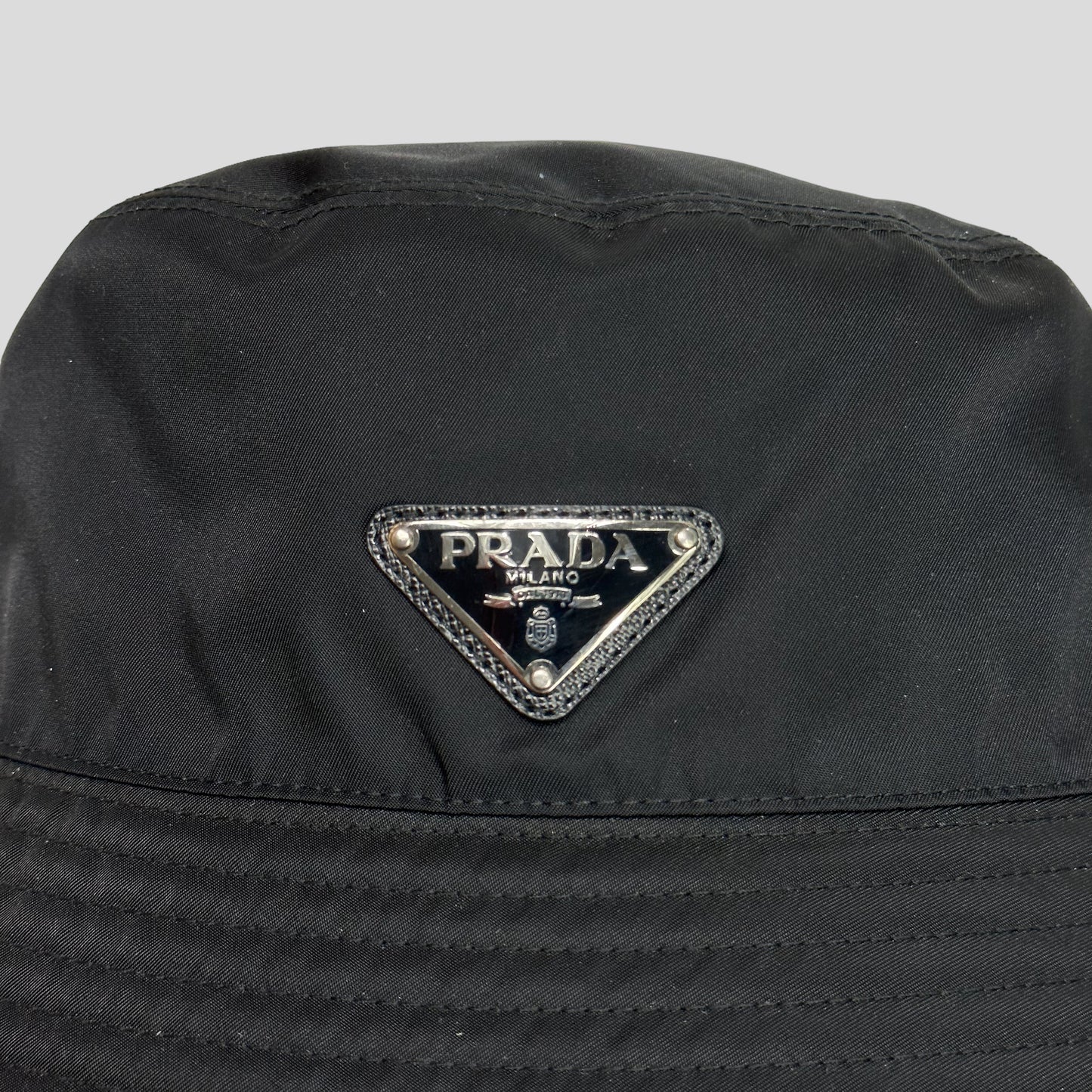 Prada Milano 2020 Re-Nylon Bucket Hat - S/M