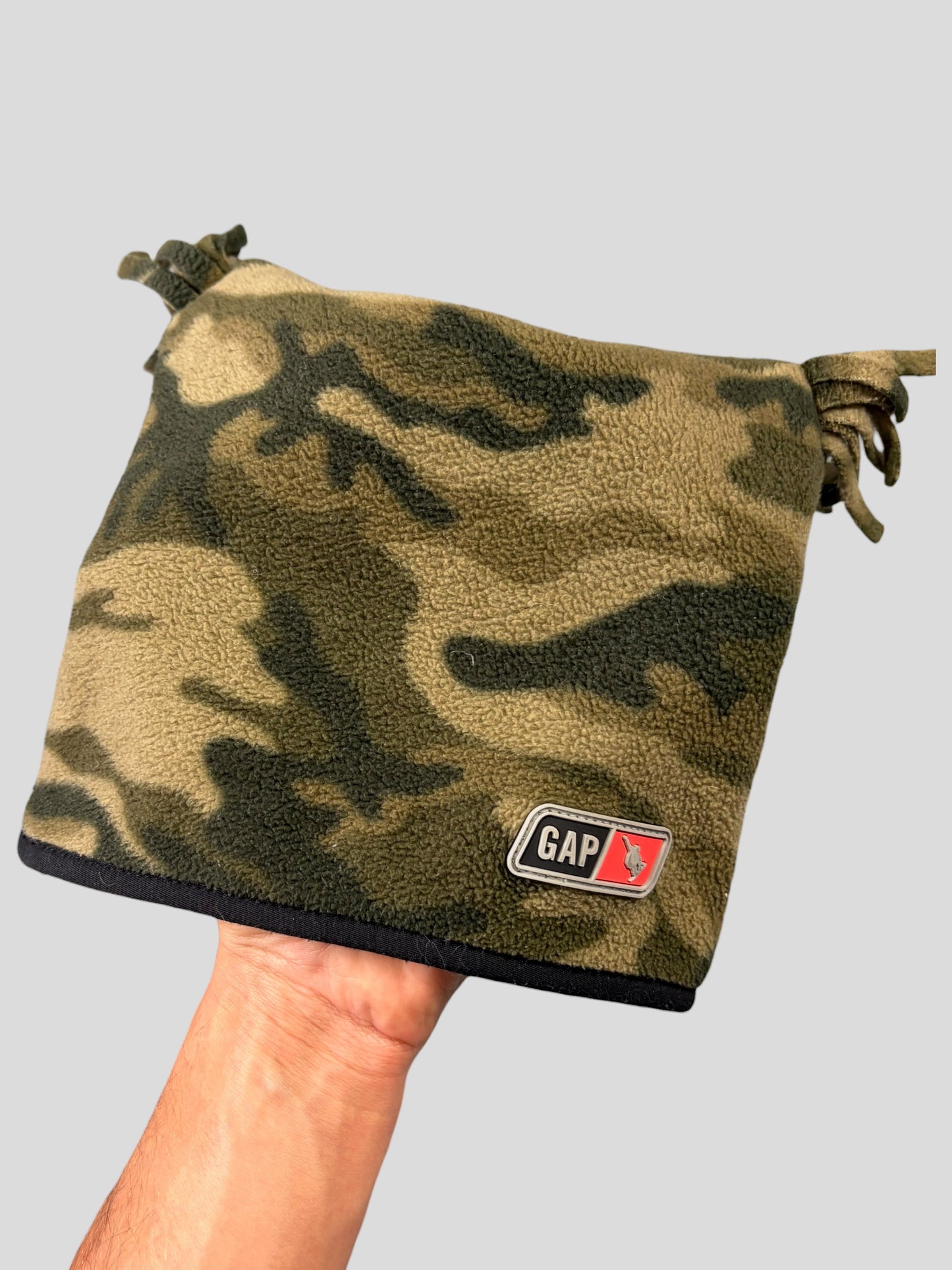 GAP 00’s Jester Bobble Camo Fleece Ski Hat - S/M