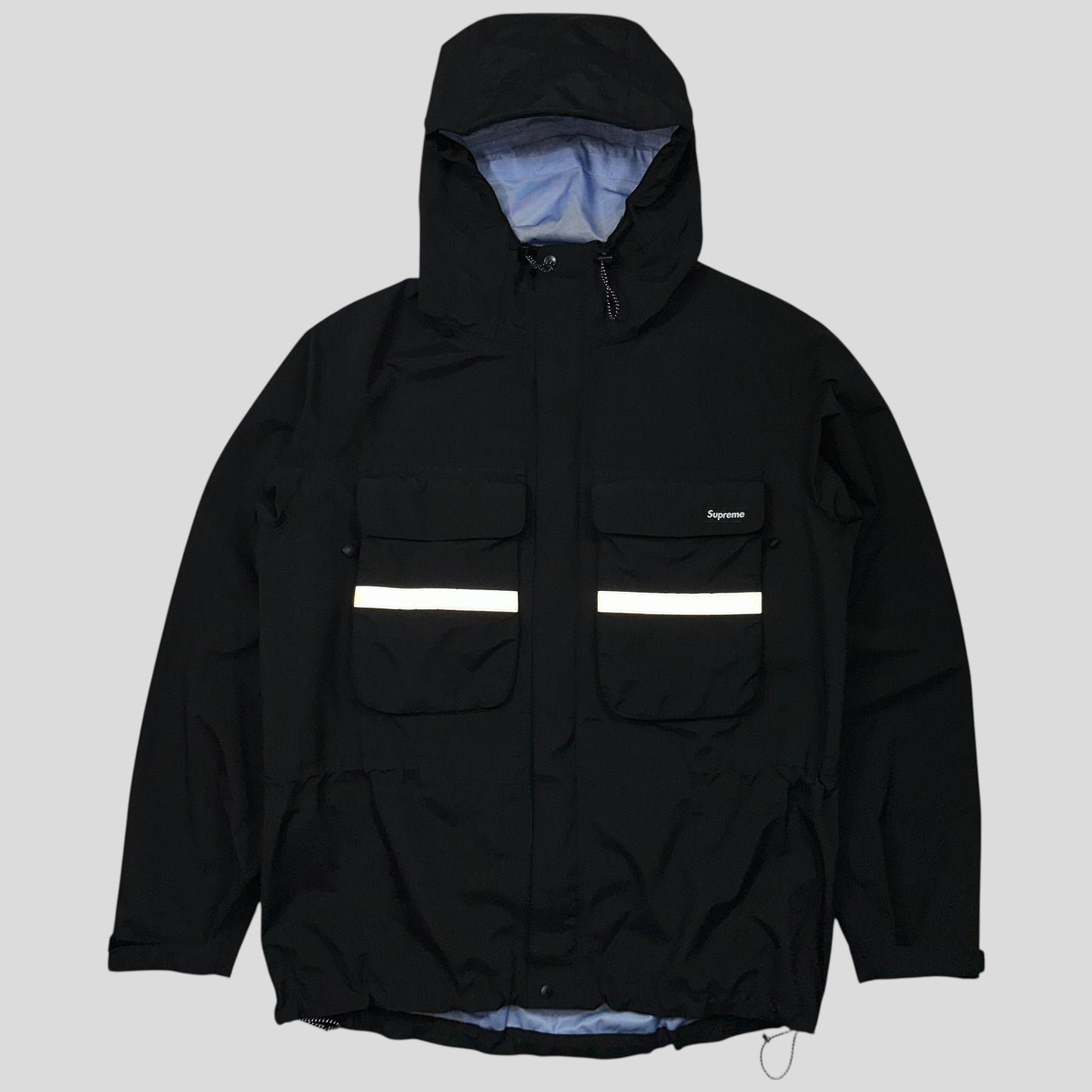 Supreme FW14 3M Taped Seam Reflective Skepta Jacket - L