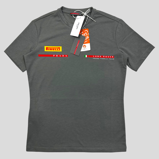 Prada Luna Rossa 2019 DSWT Logo T-shirt - S (UK8)