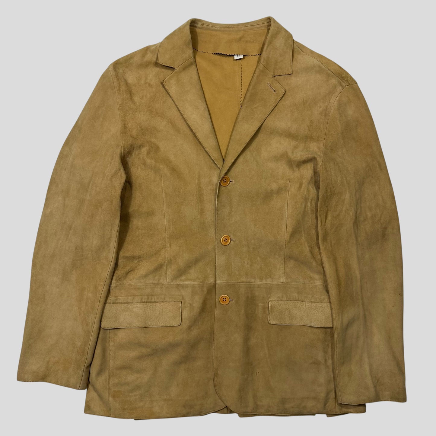 Miu Miu SS00 Suede Leather Blazer Jacket - IT50 (M)