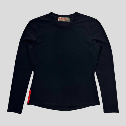 Prada Sport 1999 Technical Nylon Stash Pocket Top - M