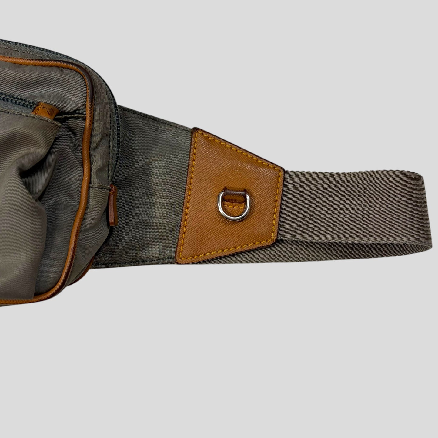 Prada 2018 Tessuto Montagna Nylon + Leather Utility Belt Bag