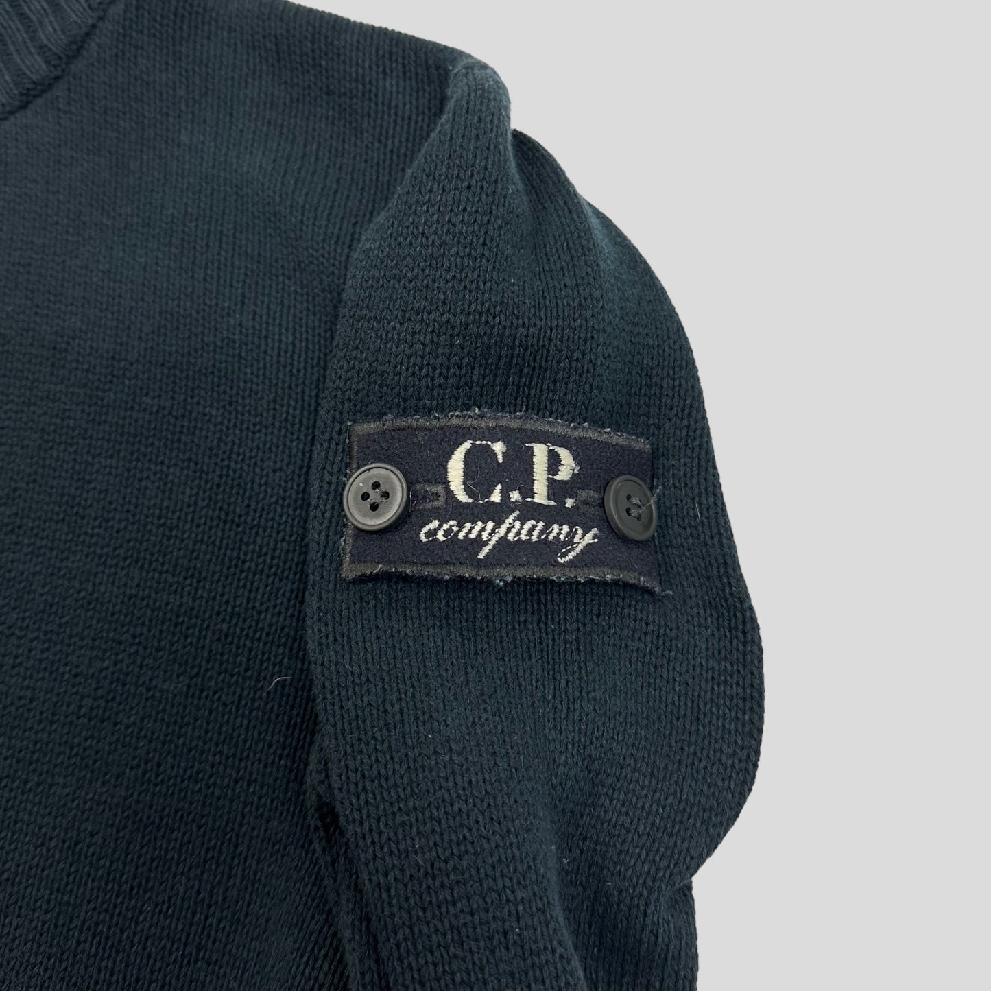 CP Company AW07 1/4 Zip Collared Knit - 6-8