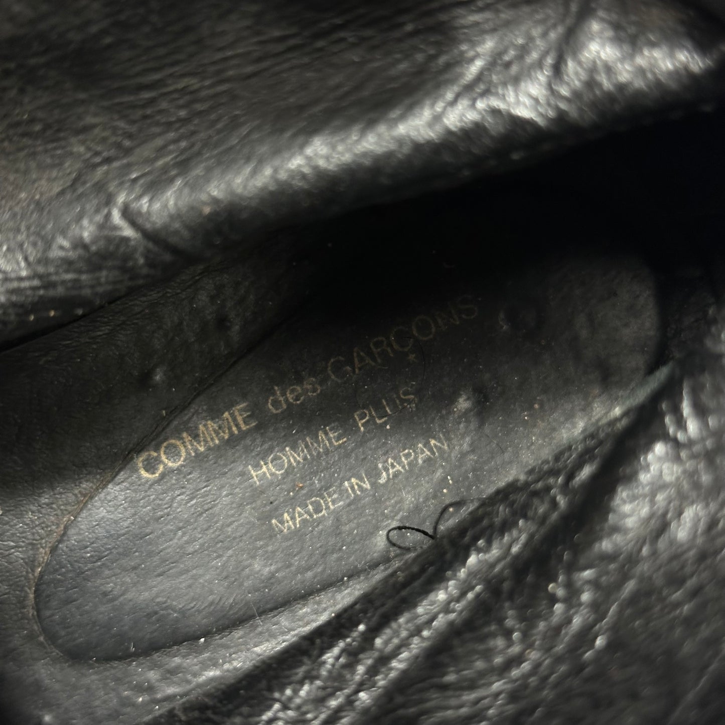 CDG Homme Plus FW10 Vibram Leather Bi-colour Boots - UK7/7.5