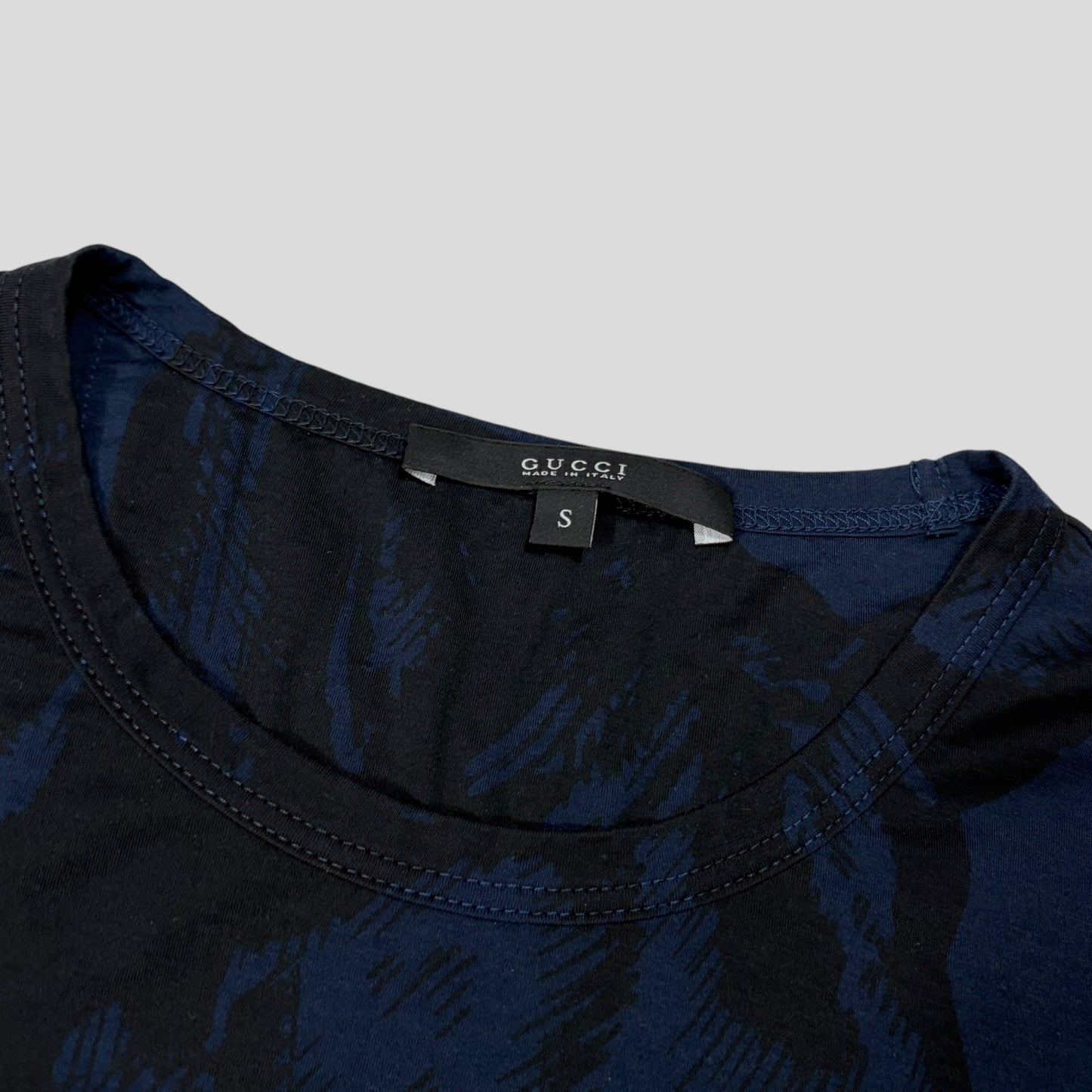 Gucci by Tom Ford 00’s Horse Print Graphic T-shirt - S/M