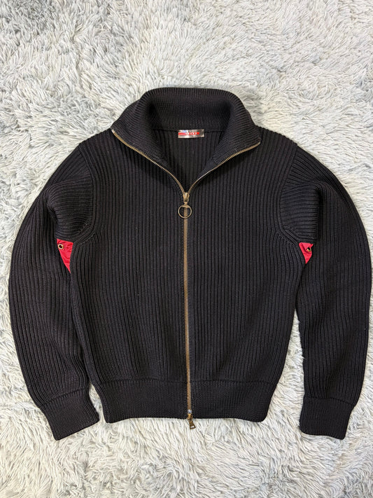 Prada Sport 00’s Heavyweight Ribbed Cardigan Knit Jacket - S/M
