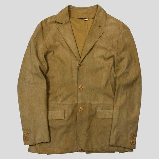 Miu Miu SS00 Suede Leather Blazer Jacket - IT50 (M)