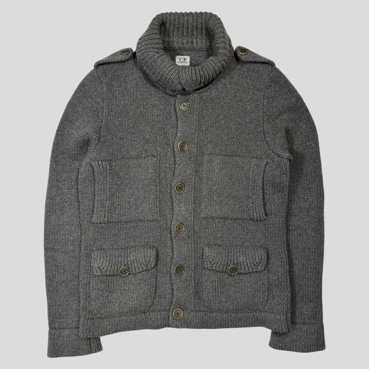 CP Company 00’s Thick Italian Wool Multipocket Cardigan - M