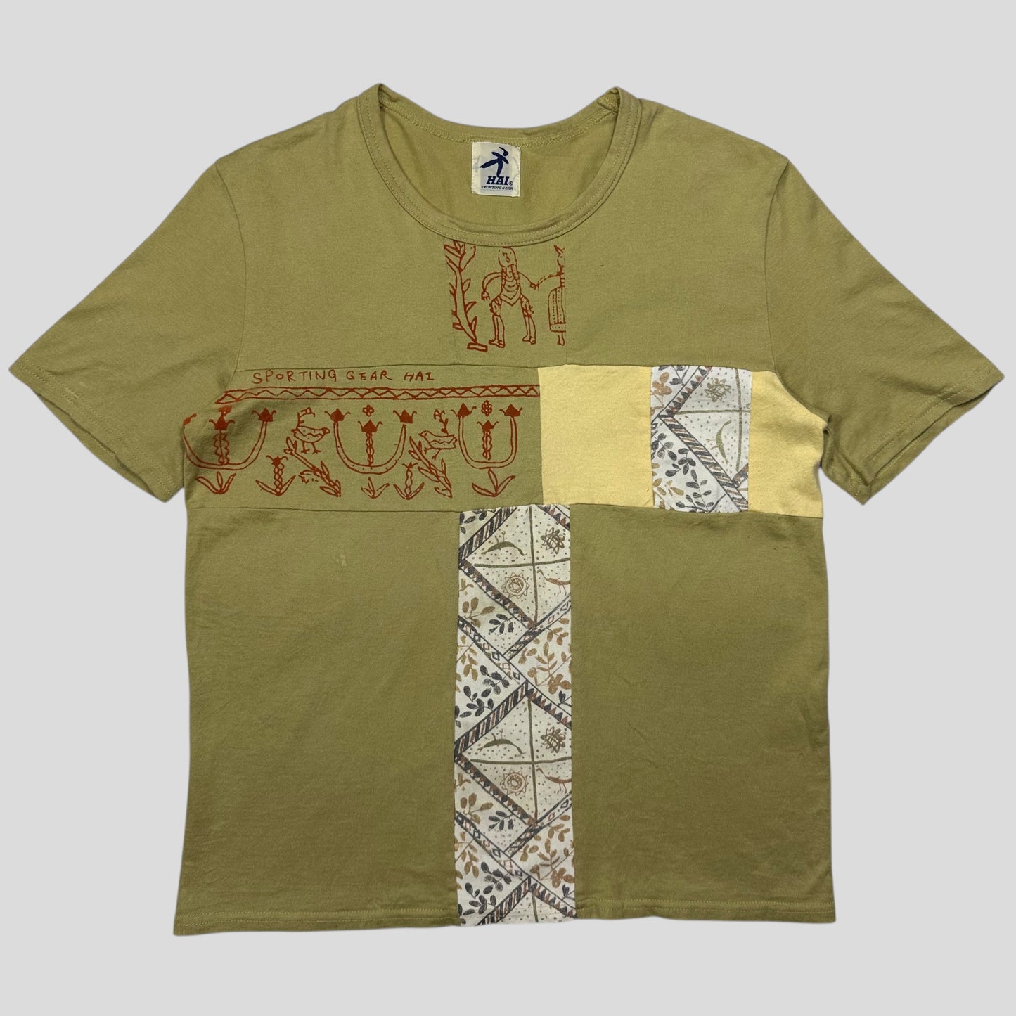 Hai Sporting by Issey Miyake 90’s Reconstructed Patchwork T-shirt - S