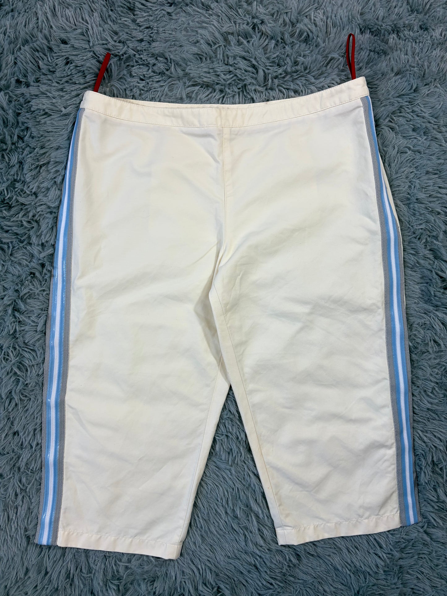 Prada Sport SS00 Gel Seam Stash Pocket Capri Trousers Shorts - IT44