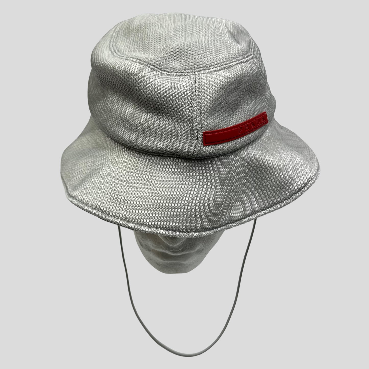 Prada Sport SS00 Mesh Panama Boonie Hat - L