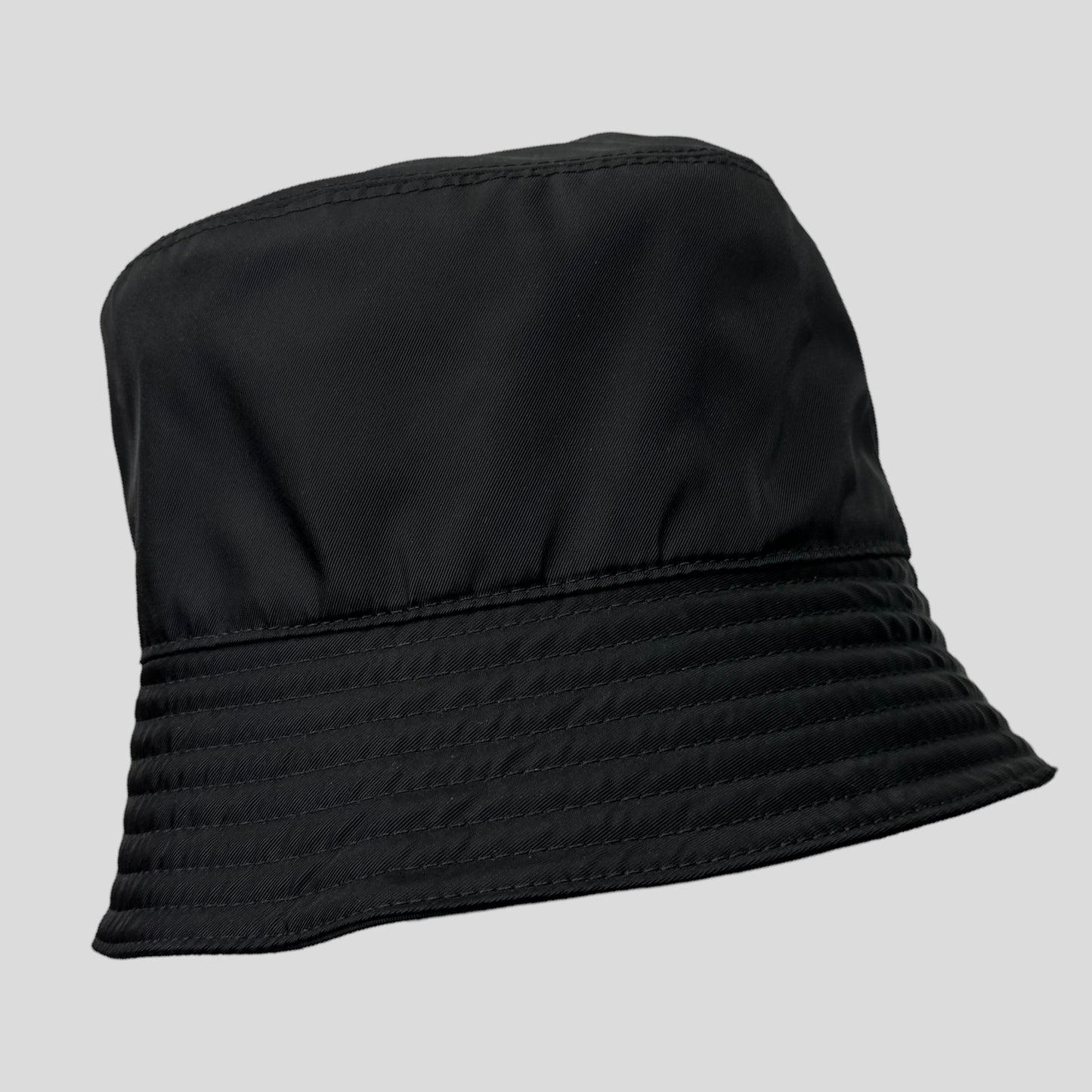 Prada Milano Nylon Bucket Hat - S/M