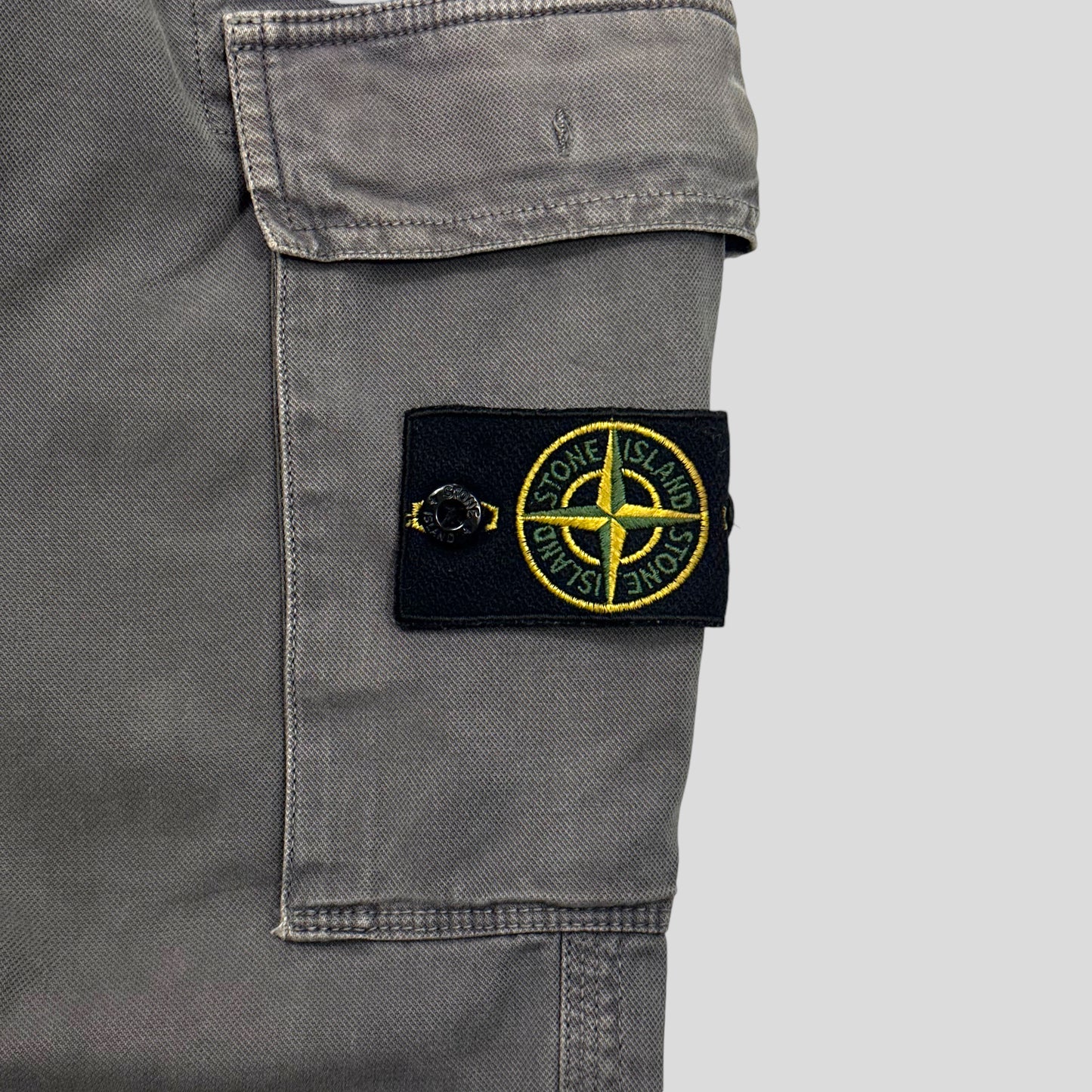 Stone Island SS14 Grey Combat Cargo Trousers - 28-30