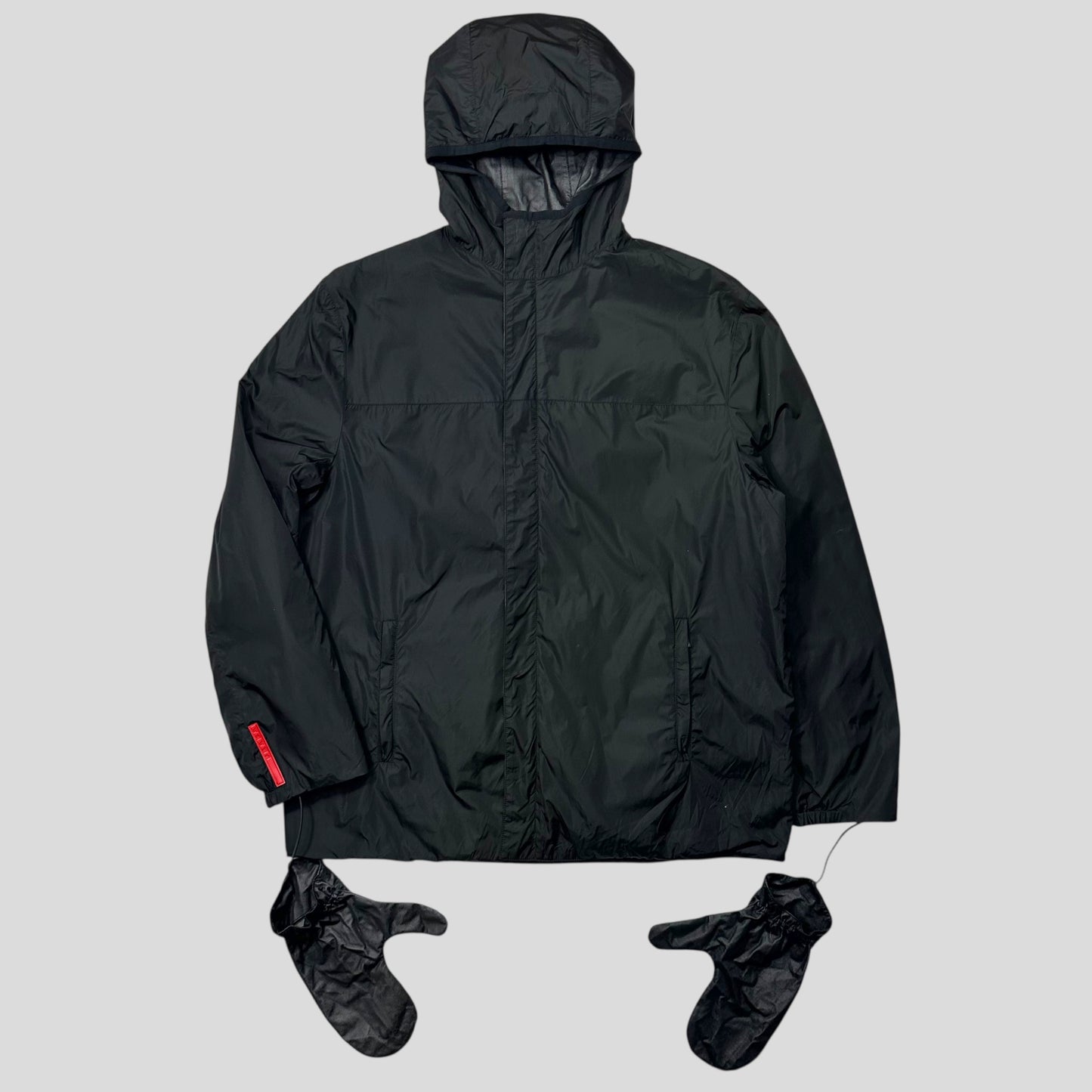 Prada Sport 1999 Hydrophobic Taped Seam Reversible Glove Jacket - IT50 (L)