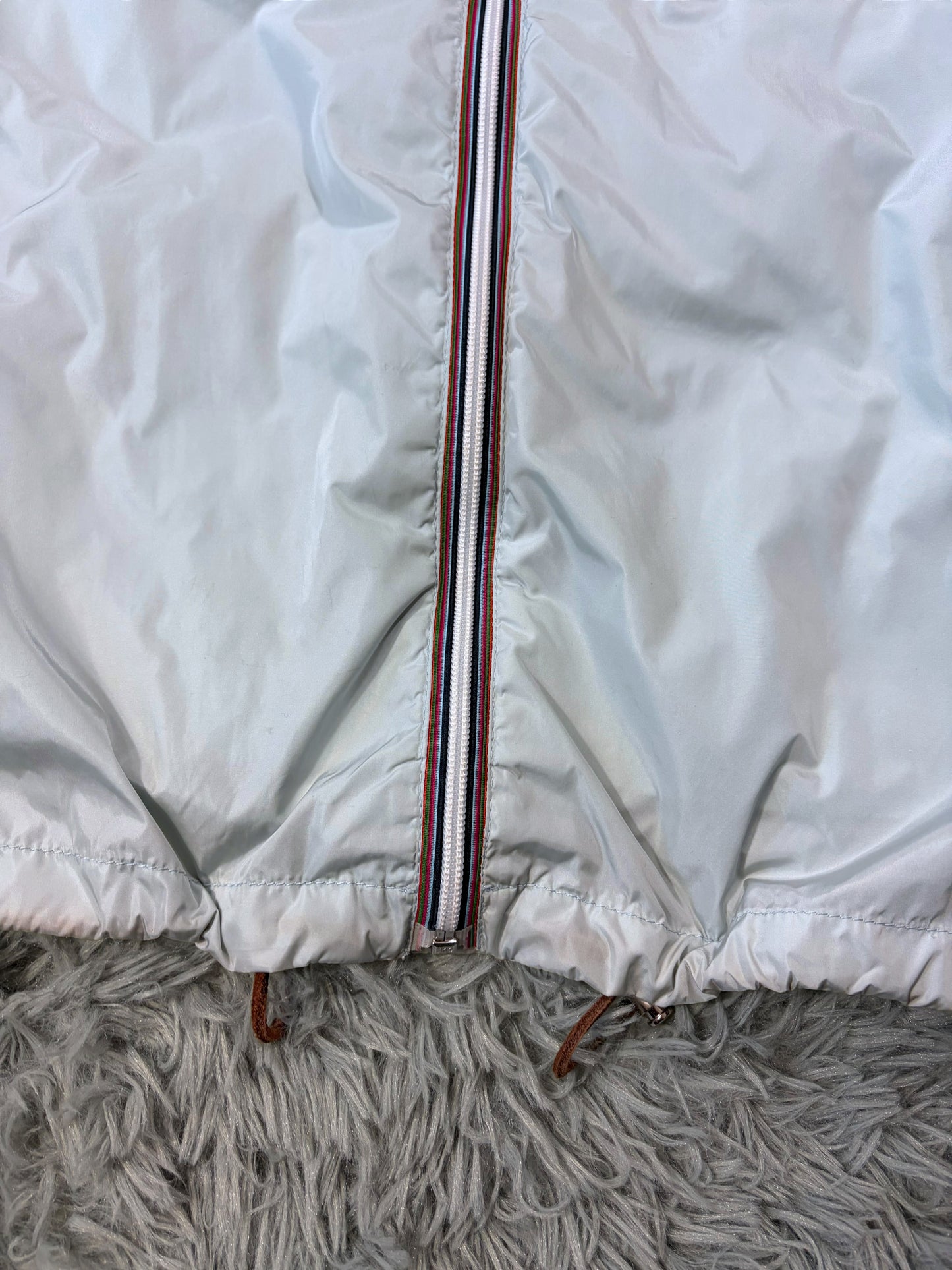 Prada Sport 00’s Ice Blue Contrast Detailed Nylon Windbreaker - M/L