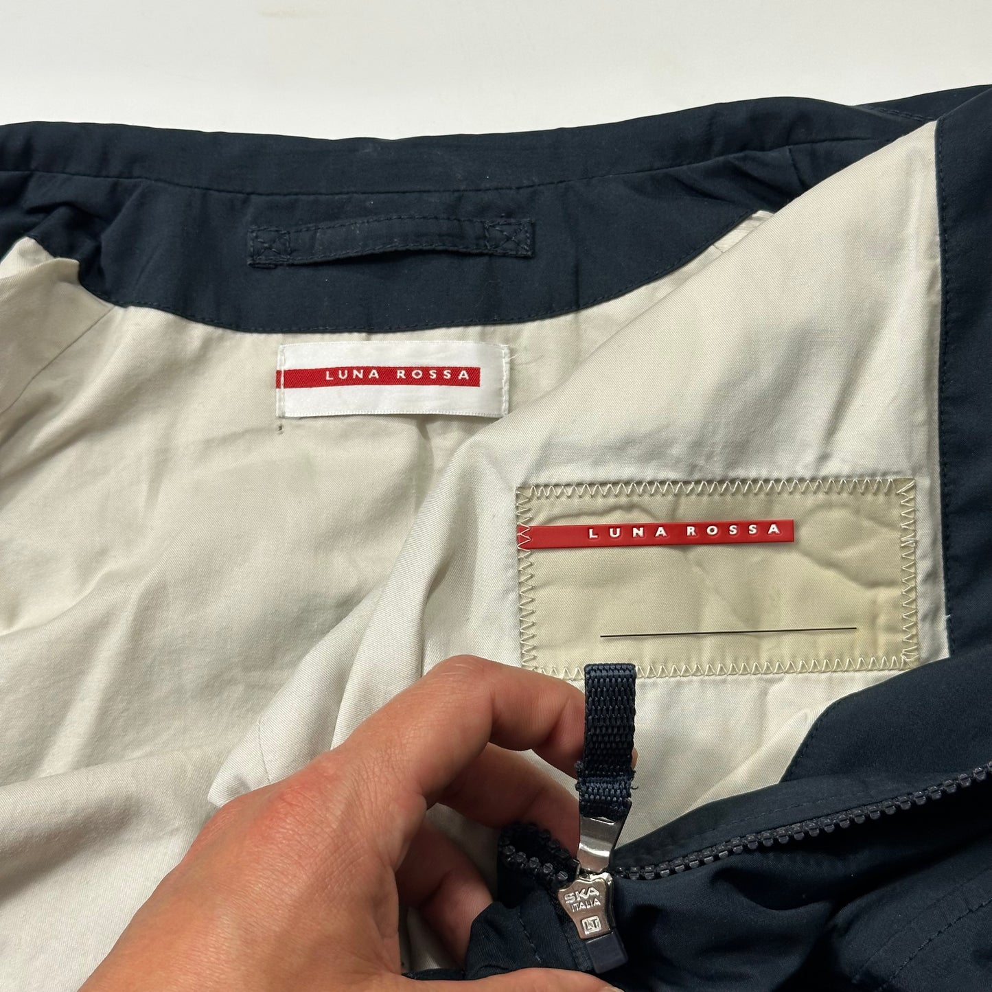 Prada Luna Rossa 2003 Goretex Navy Sailing Jacket - M/L