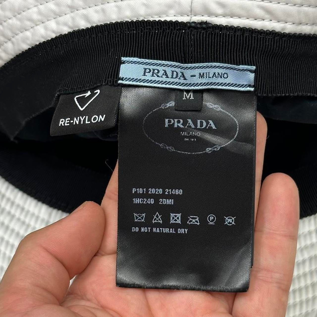 Prada Milano Nylon Bucket Hat - M