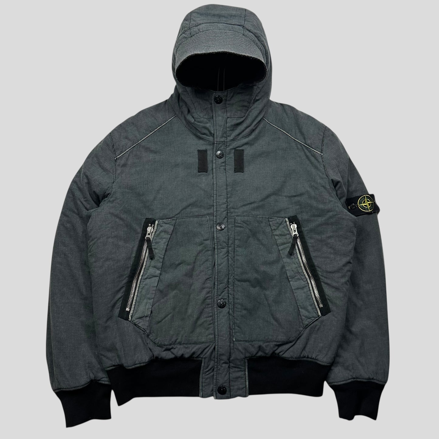 Stone Island AW10 Mussola Gommata Heavyweight Quilted Jacket - XXL