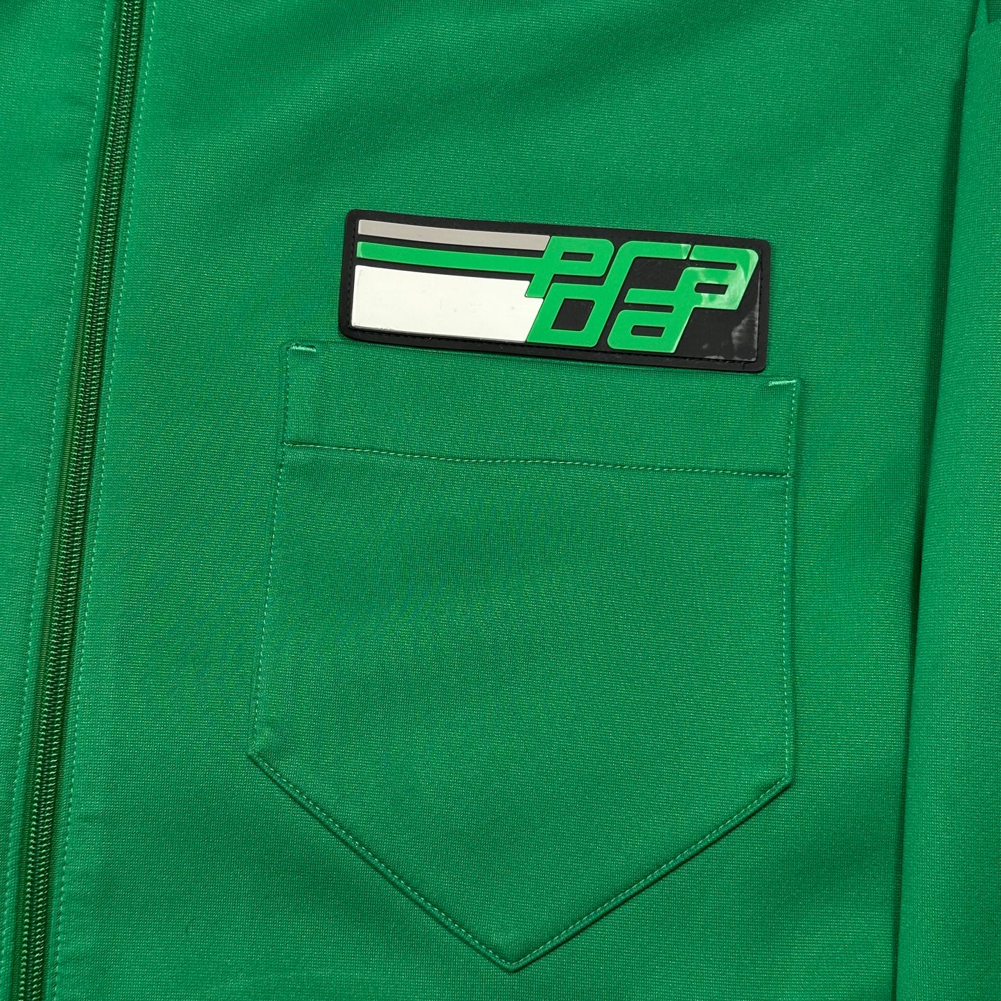 Prada 2018 Rubber Race Logo Technical Jersey Parka Jacket - XS (M)