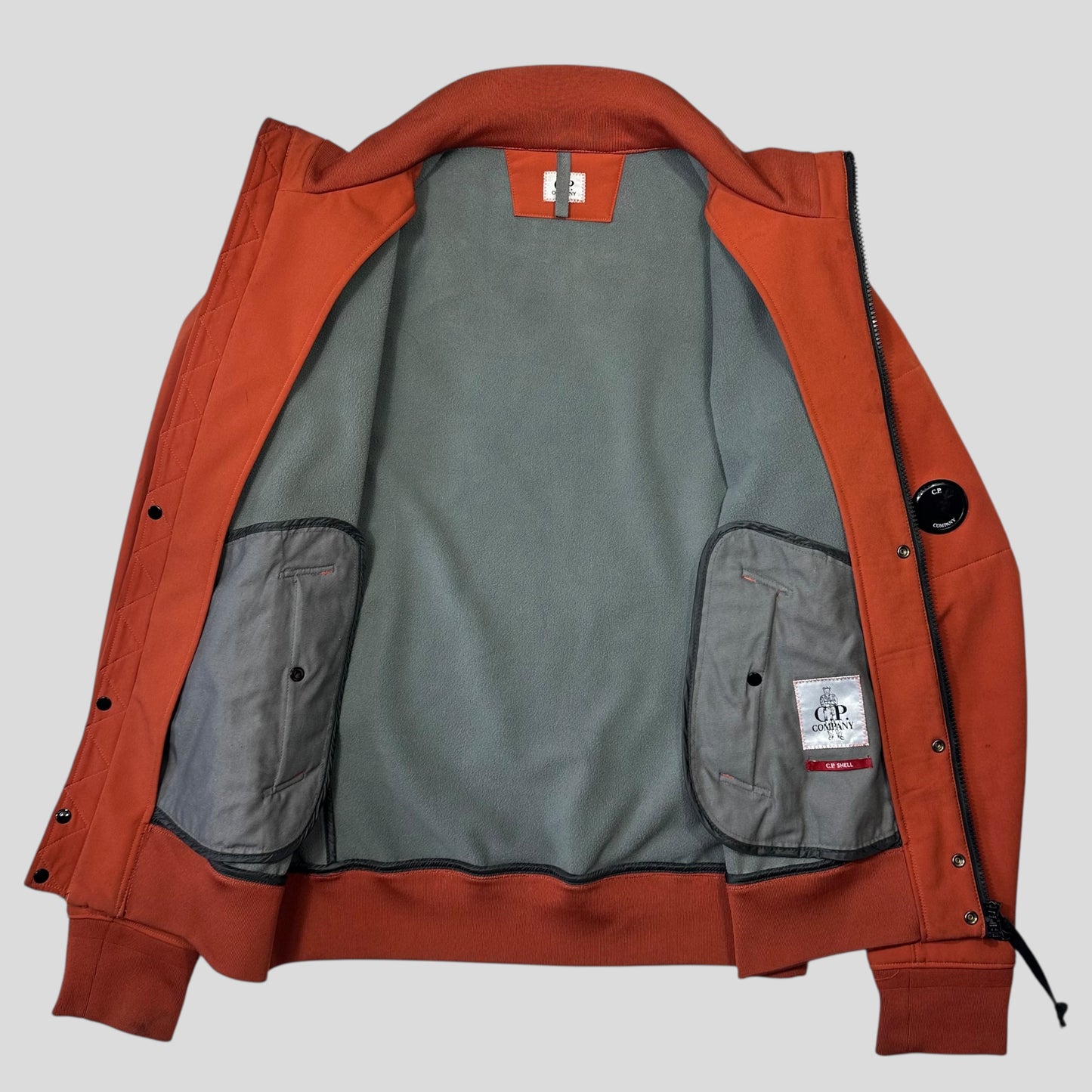 CP Company Orange Soft Shell Lens Bomber Jacket - IT48 (M)