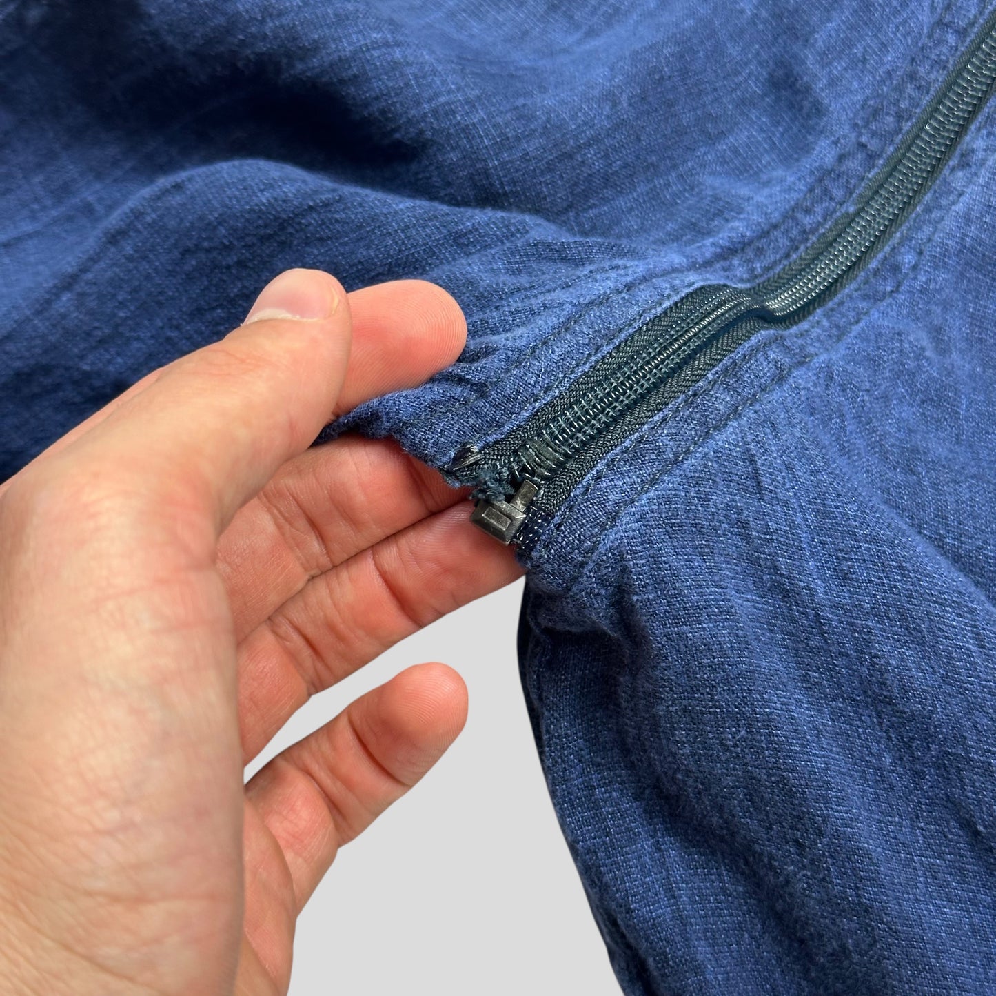 D&G 00’s Flax Multi-Zip Parachute Bomber Jacket - M