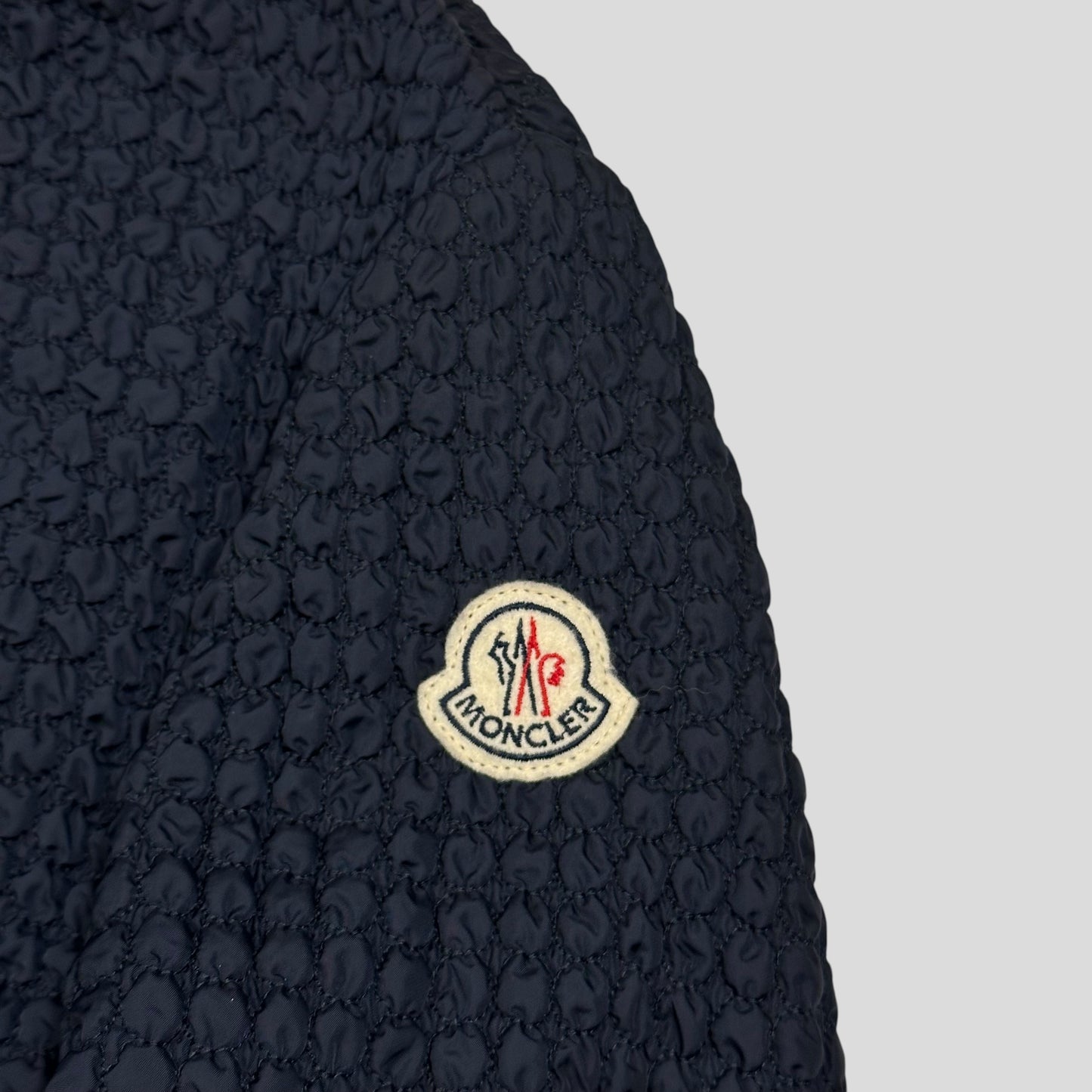 Moncler Marguerite 3D Bubble Wrap Quilted Biker Jacket - 1 (UK8)