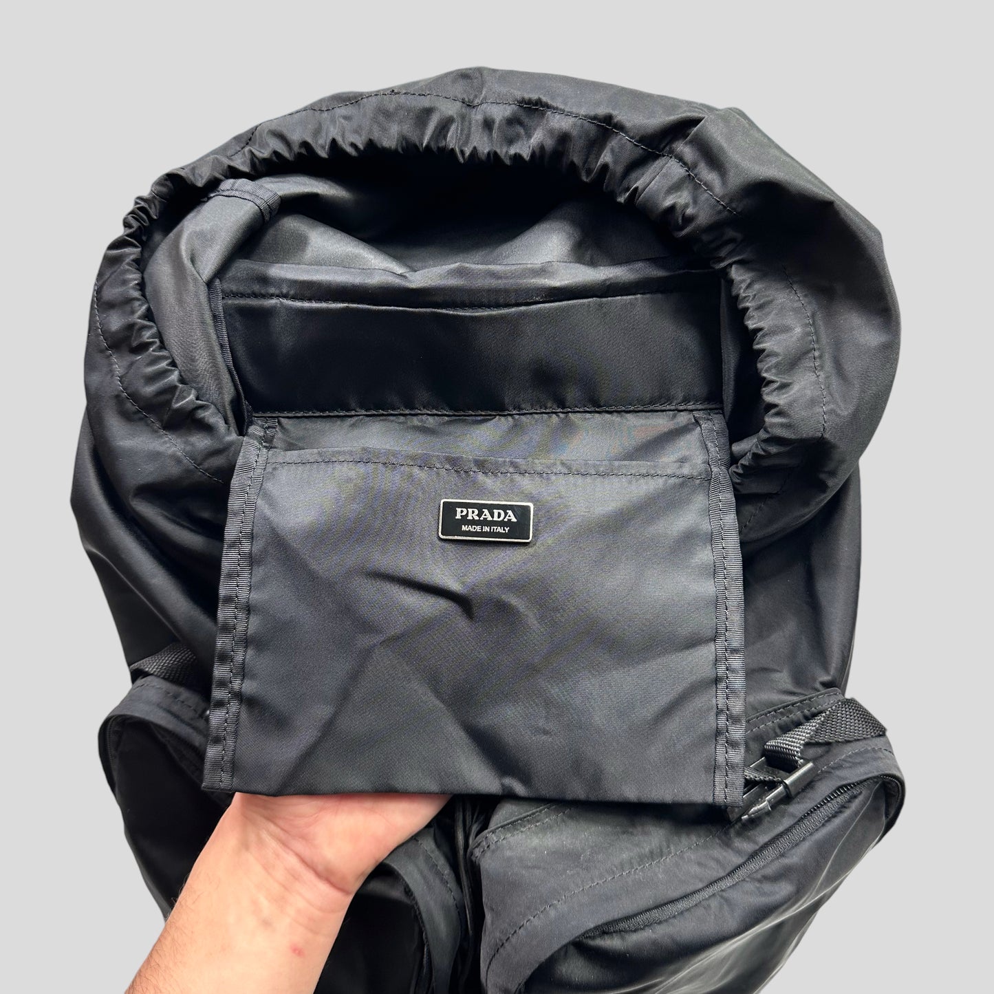 Prada Milano XL Nylon Multipocket Travel Backpack